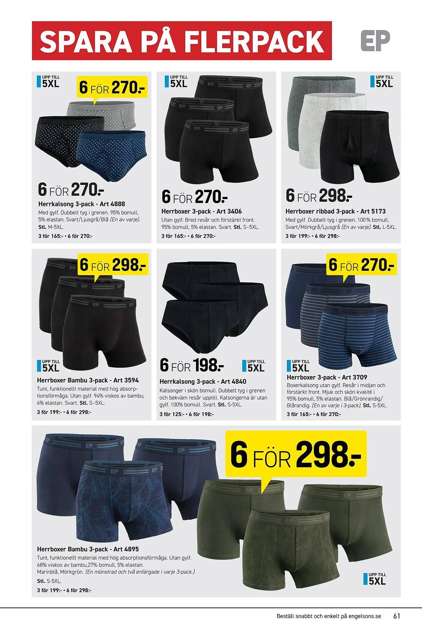 Engelsons katalog från 9 mars till 15 mars 2026 - Reklamblad sidor 61