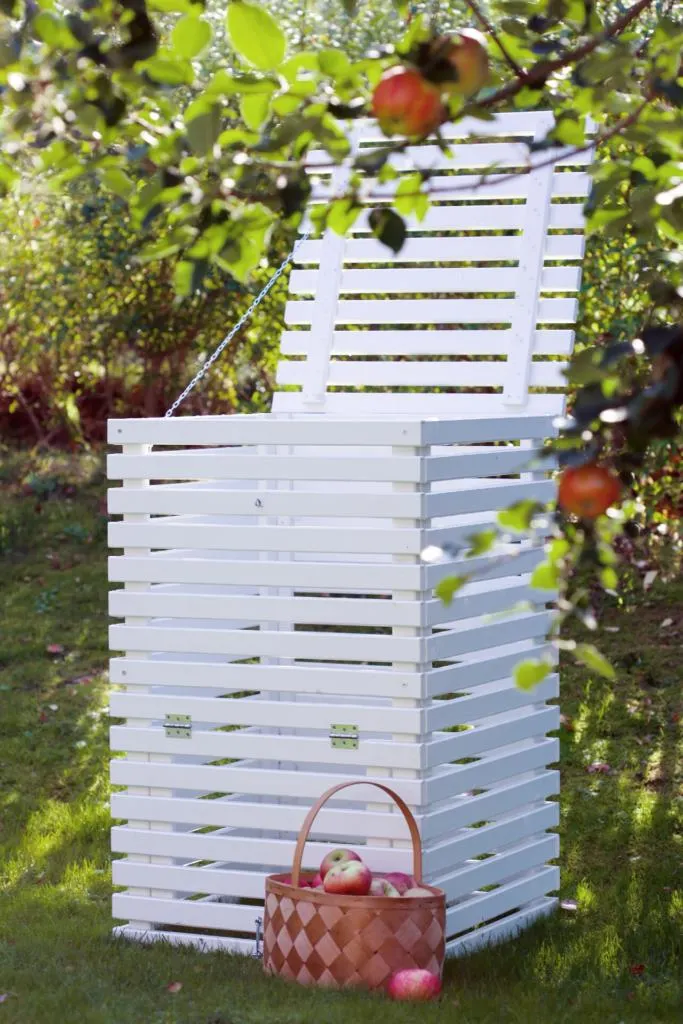 Kompost Horizont 60x60x95 cm vit 340 L