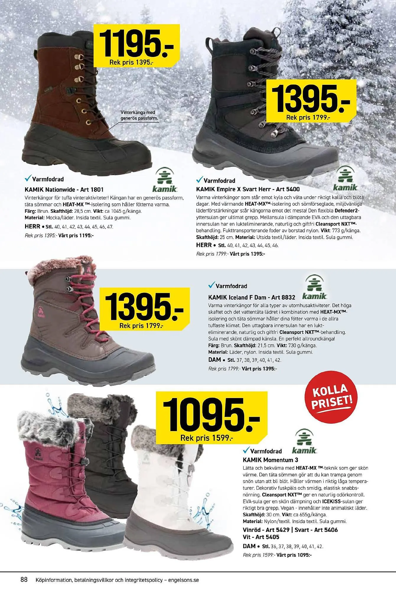 Engelsons reklamblad från 23 oktober till 30 november 2023 - Reklamblad sidor 88