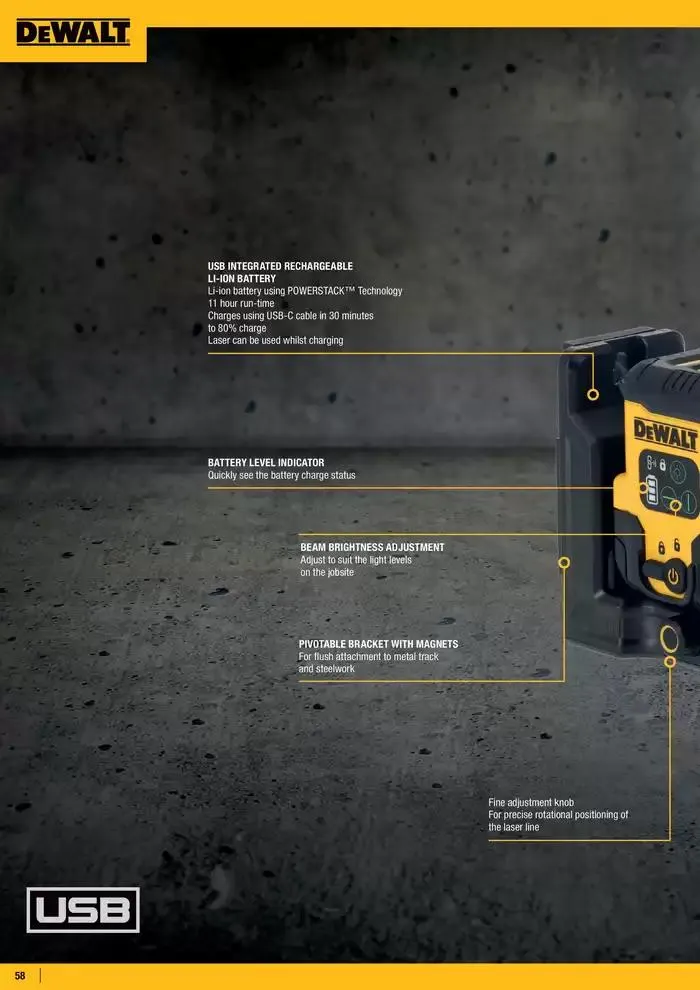 Dewalt reklamblad från 28 september till 12 oktober 2024 - Reklamblad sidor 58