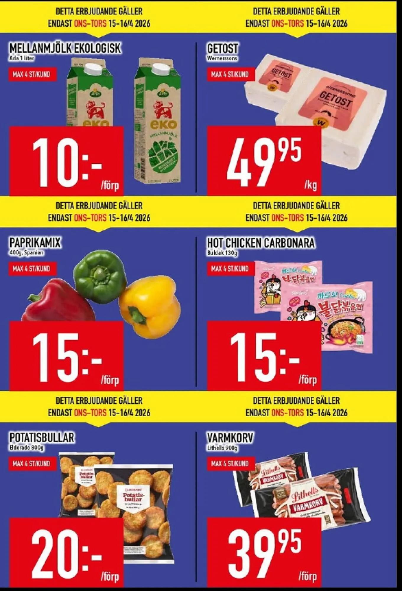 Matdax reklamblad från 13 april till 19 april 2026 - Reklamblad sidor 3