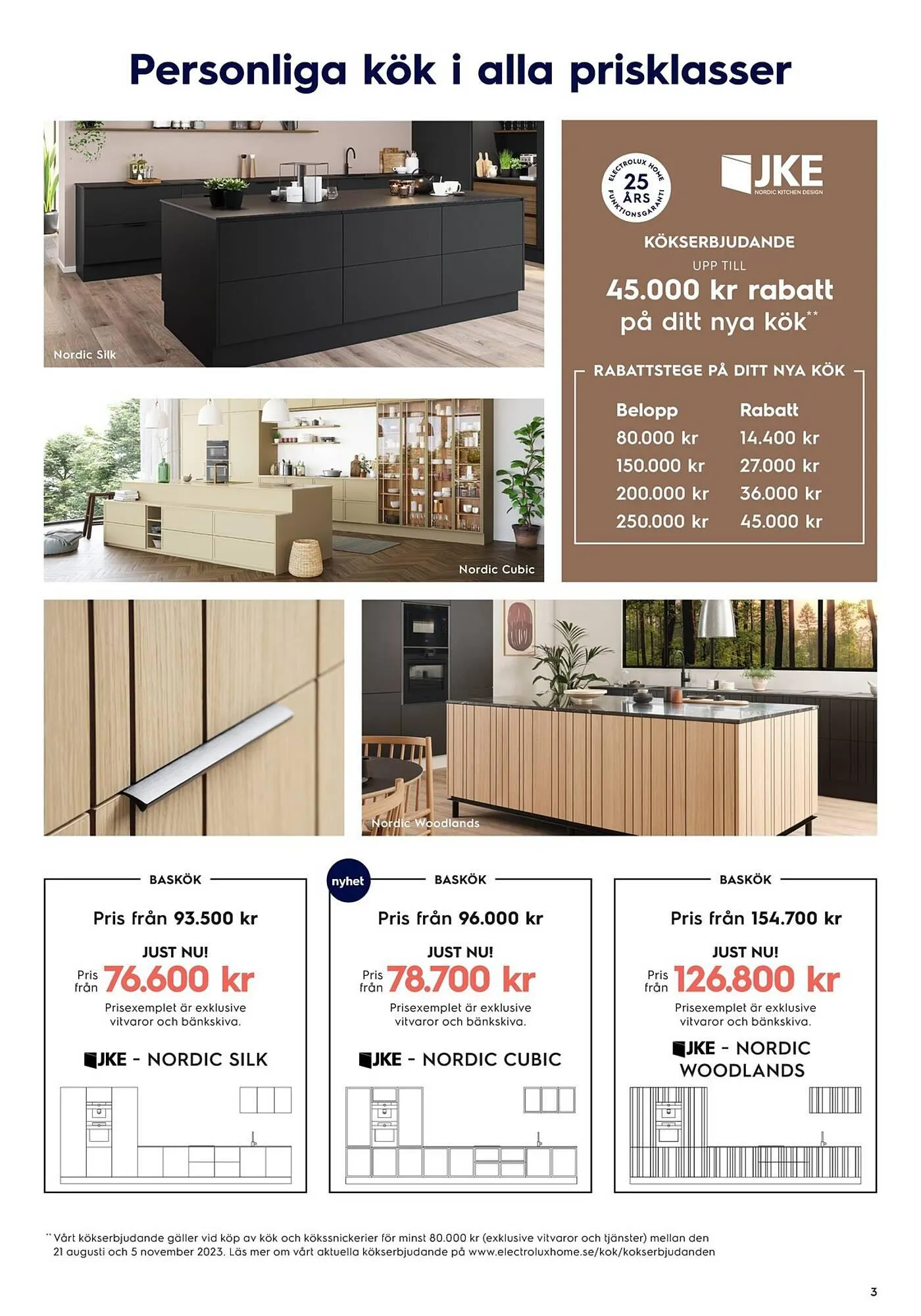 Electrolux Home reklamblad från 21 augusti till 2 oktober 2023 - Reklamblad sidor 3
