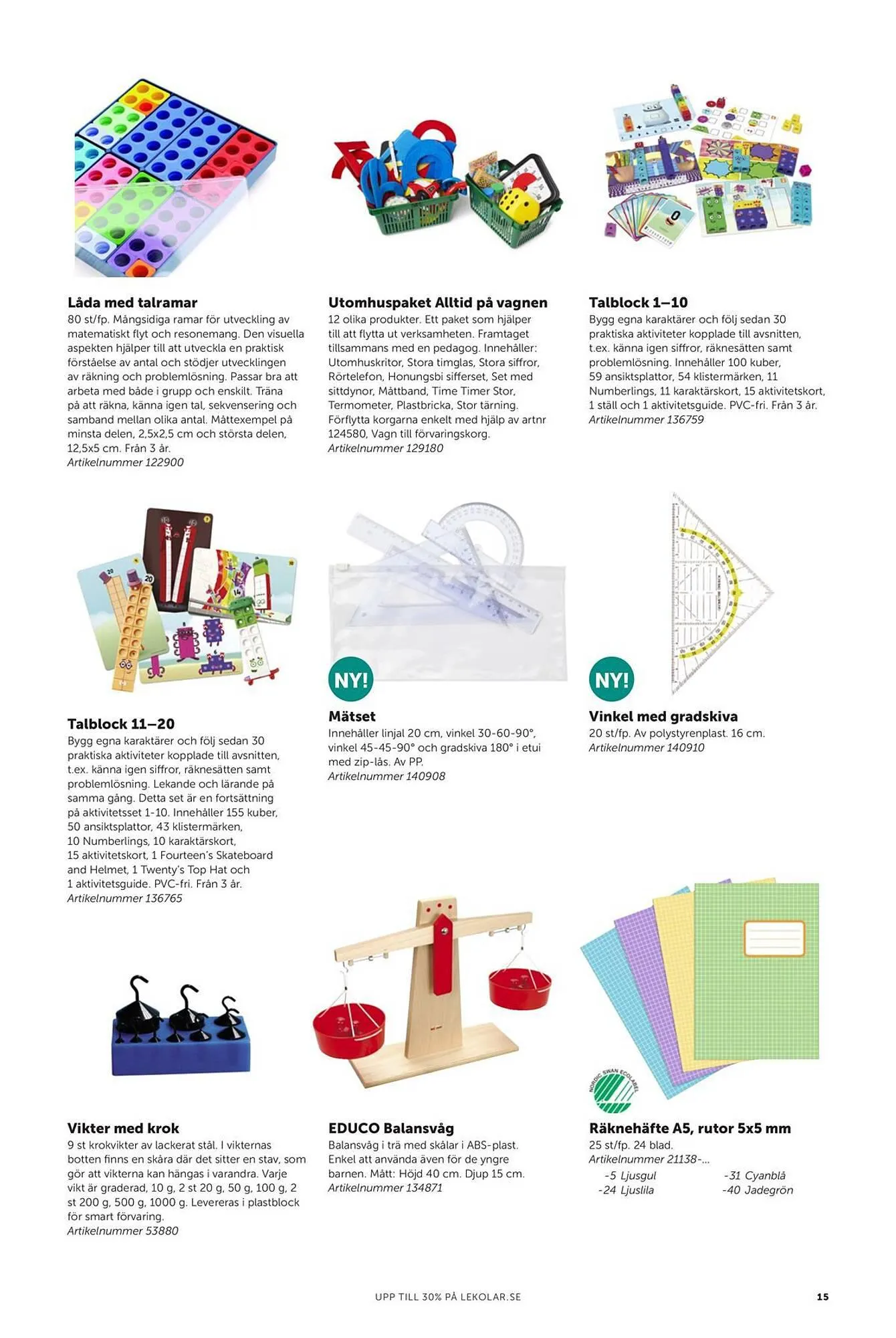 Lekolar reklamblad från 23 februari till 31 december 2024 - Reklamblad sidor 15
