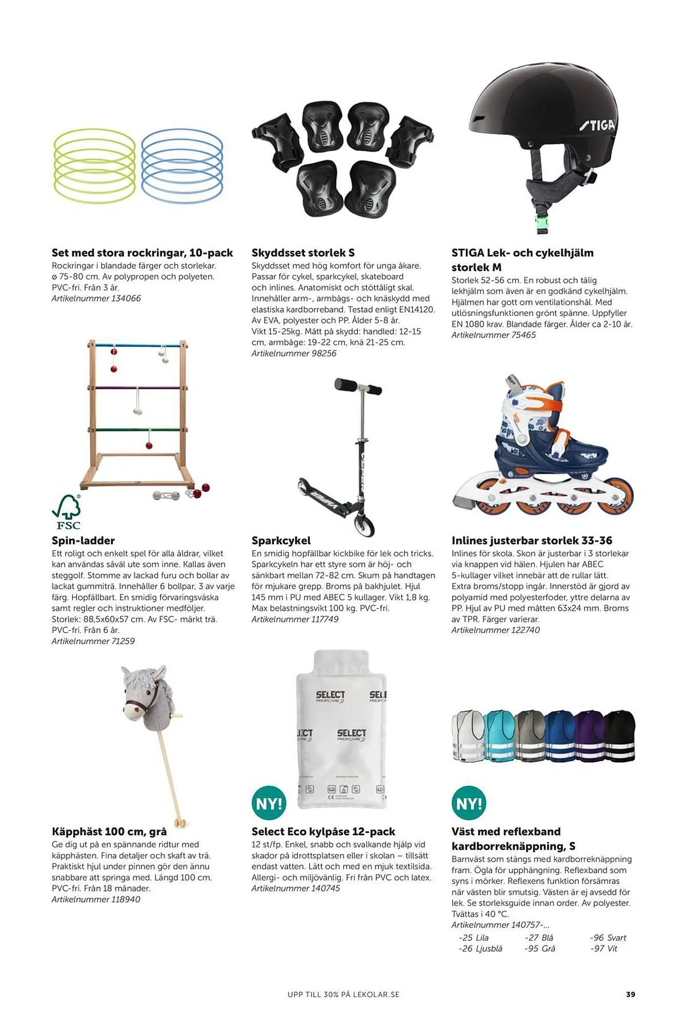 Lekolar reklamblad från 23 februari till 31 december 2024 - Reklamblad sidor 39