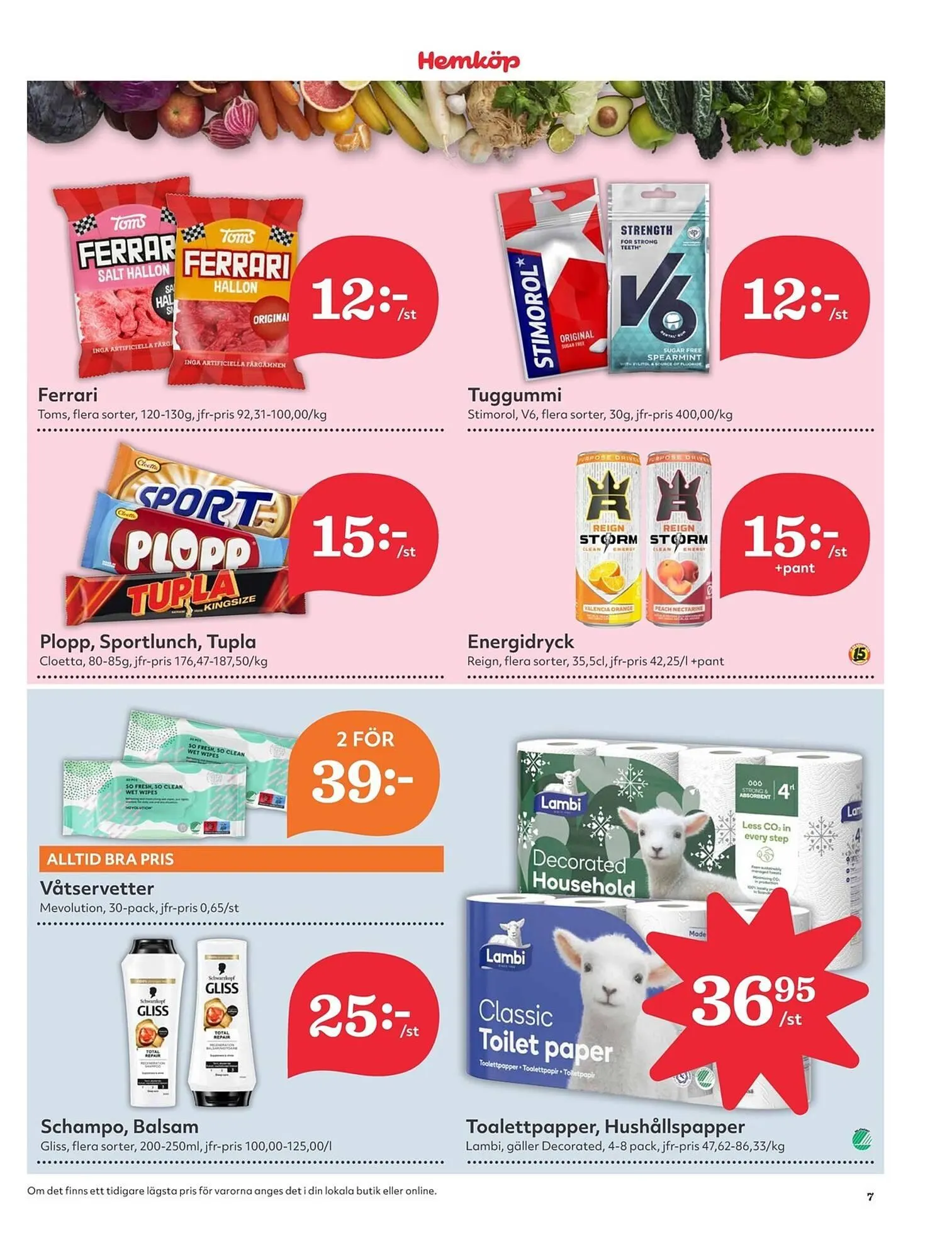 Hemköp reklamblad från 17 mars till 23 mars 2025 - Reklamblad sidor 7