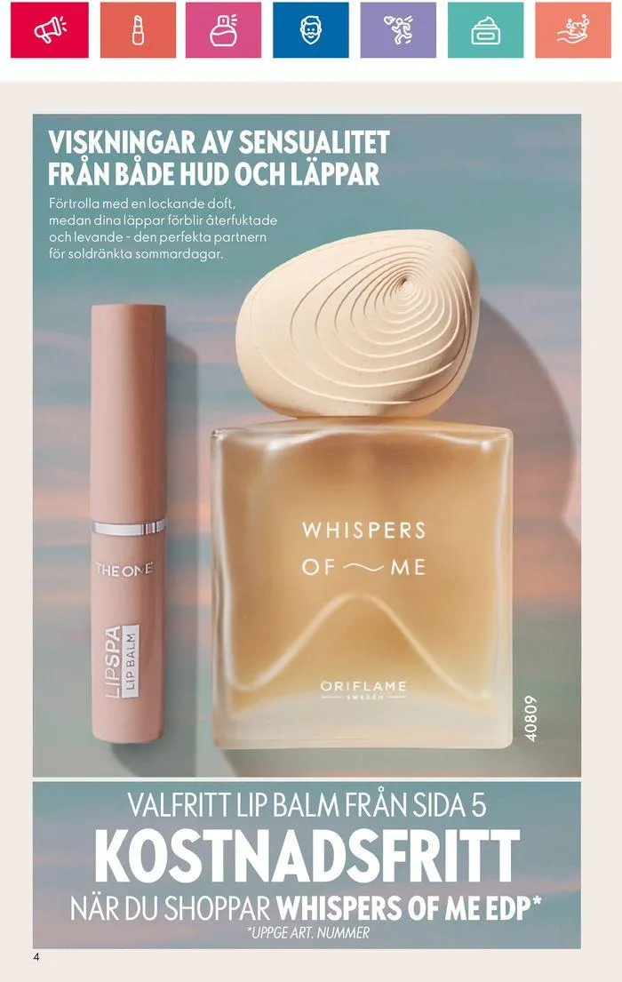 Oriflame reklamblad från 20 juni till 4 juli 2024 - Reklamblad sidor 4
