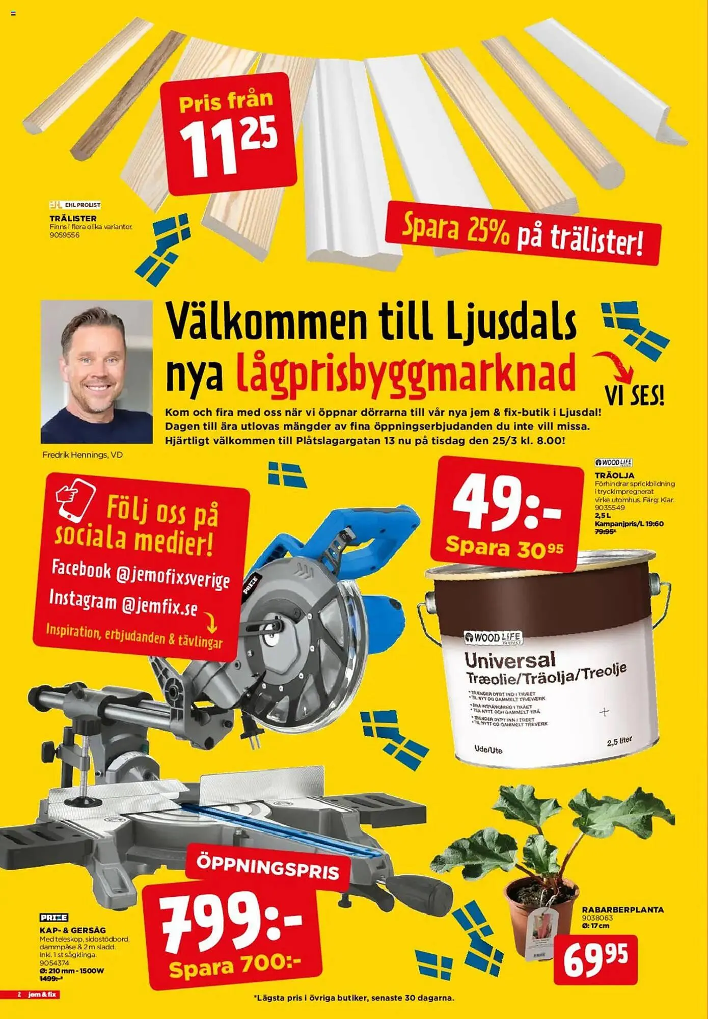 Jem&Fix reklamblad från 25 mars till 30 mars 2025 - Reklamblad sidor 2