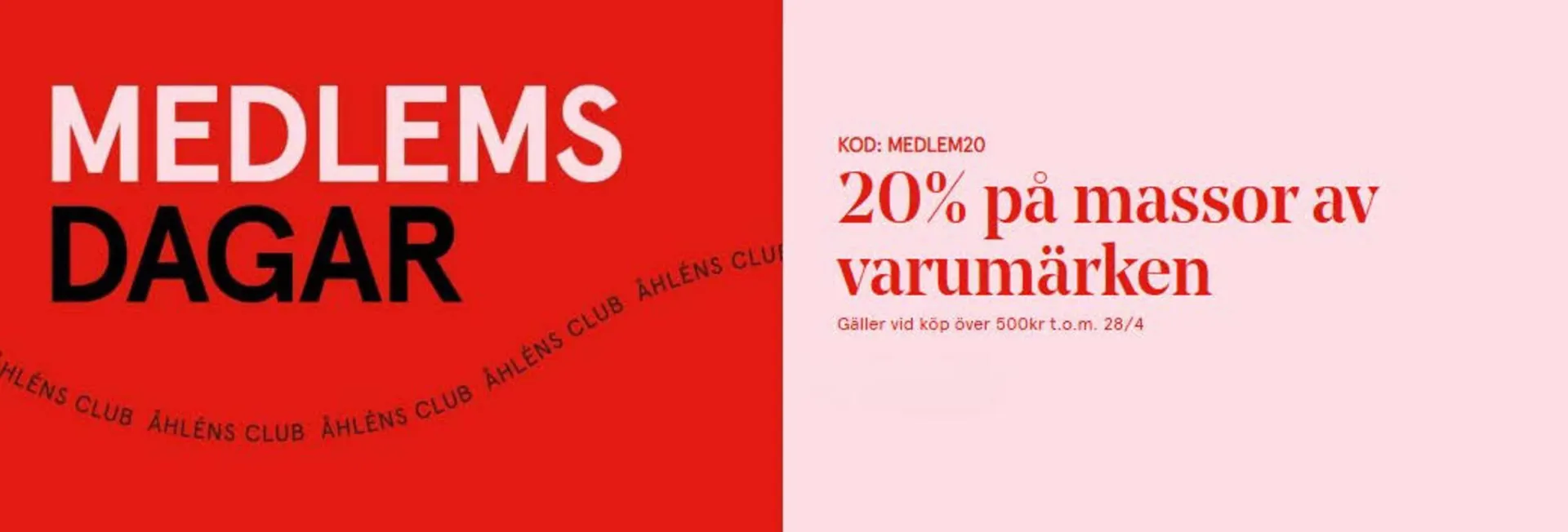 Åhléns reklamblad - 1