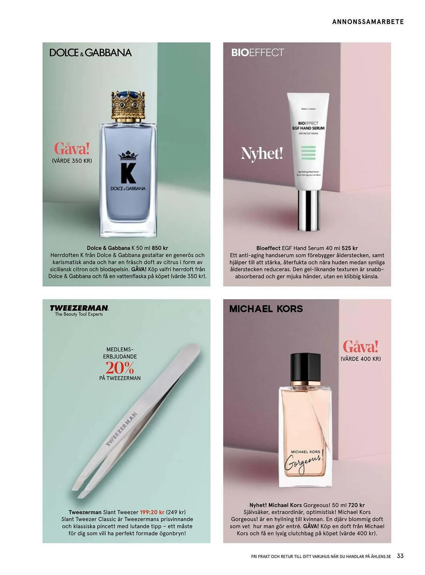 Åhléns reklamblad från 25 oktober till 14 november 2023 - Reklamblad sidor 33