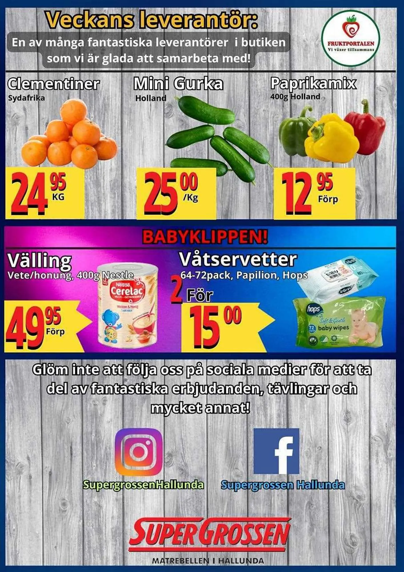 Supergrossen reklamblad från 29 september till 5 oktober 2025 - Reklamblad sidor 15
