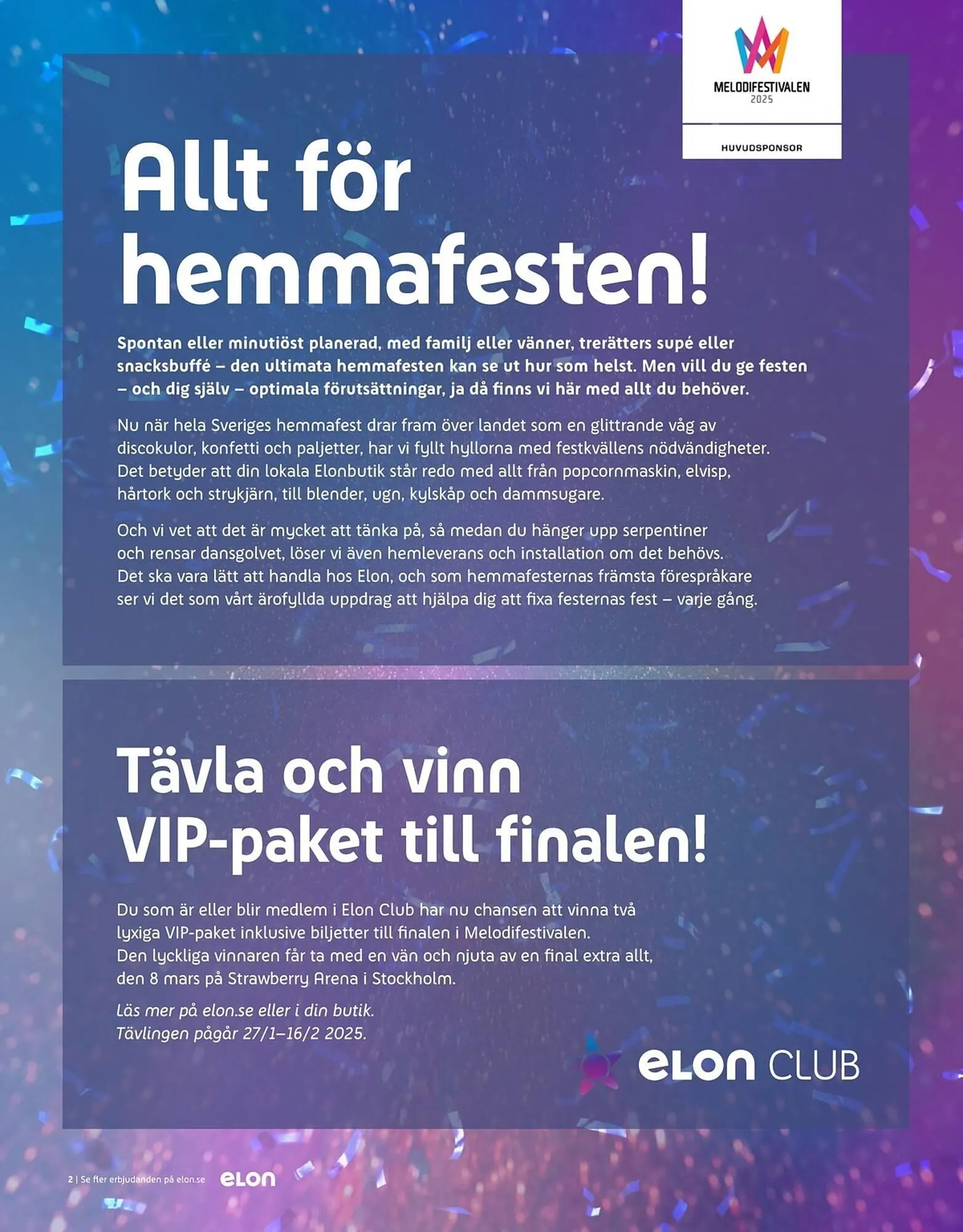 Elon reklamblad från 27 januari till 16 februari 2025 - Reklamblad sidor 2