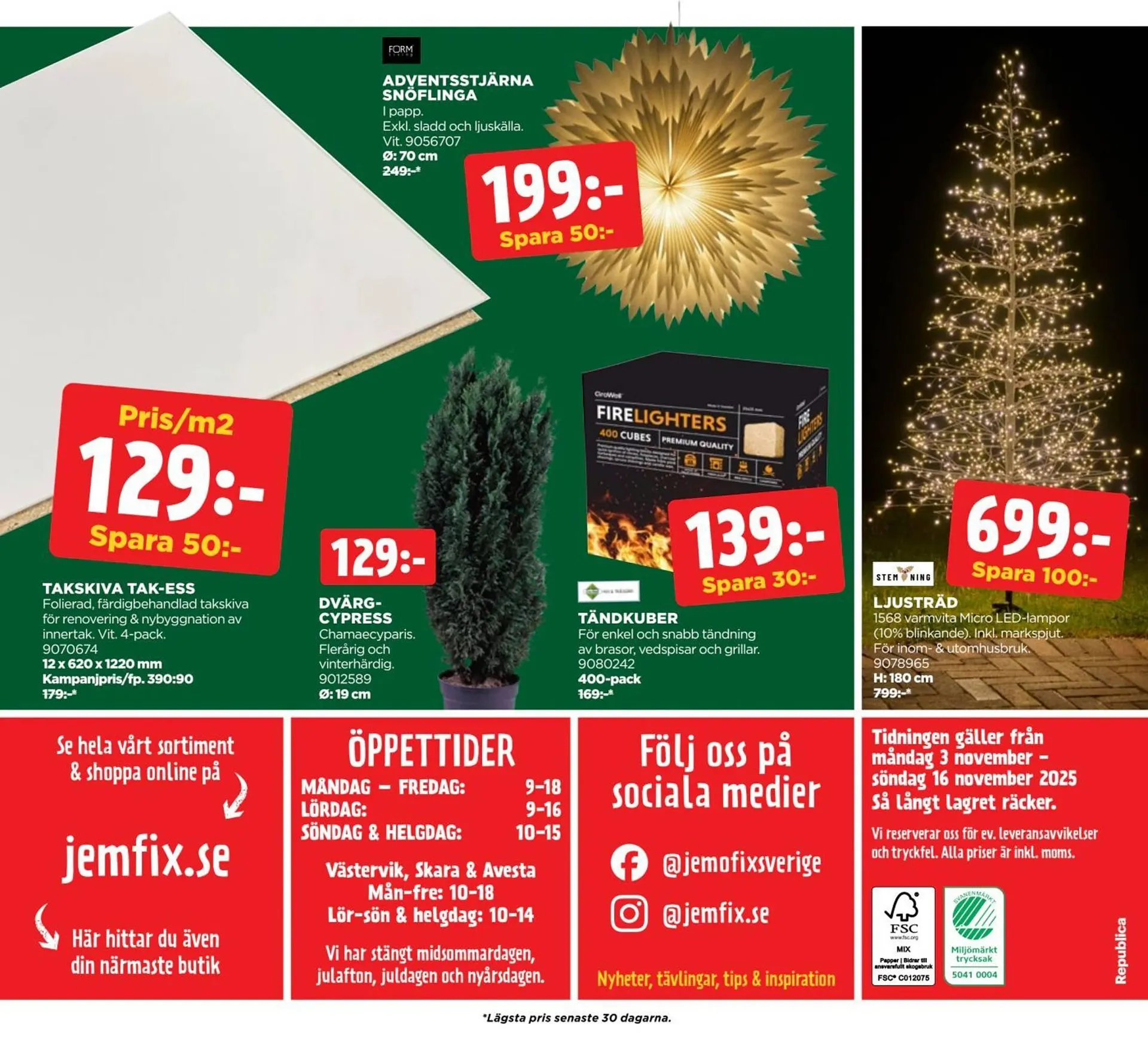 Jem&Fix reklamblad från 3 november till 16 november 2025 - Reklamblad sidor 20