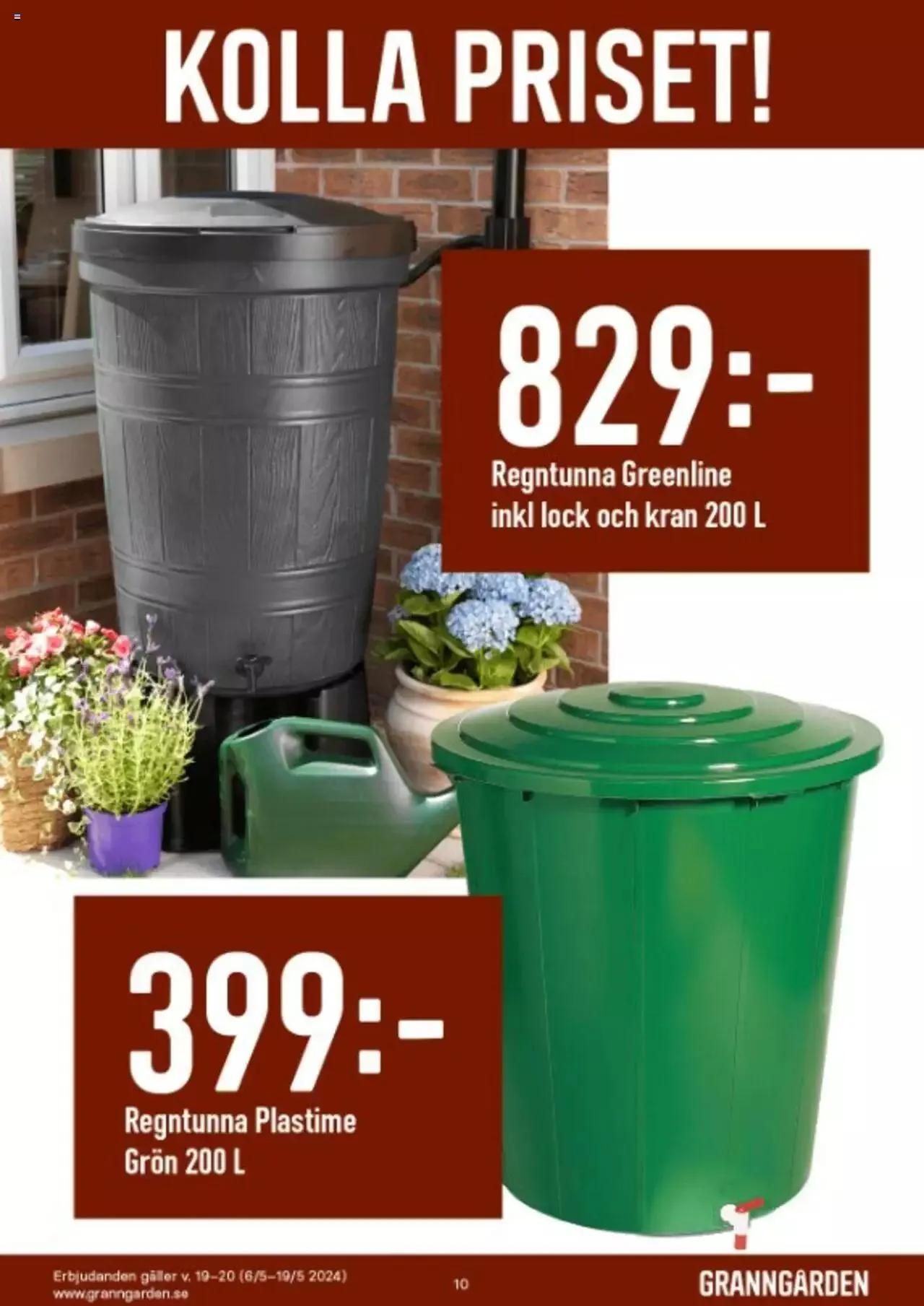 Granngården - erbjudanden från 6 maj till 19 maj 2024 - Reklamblad sidor 10