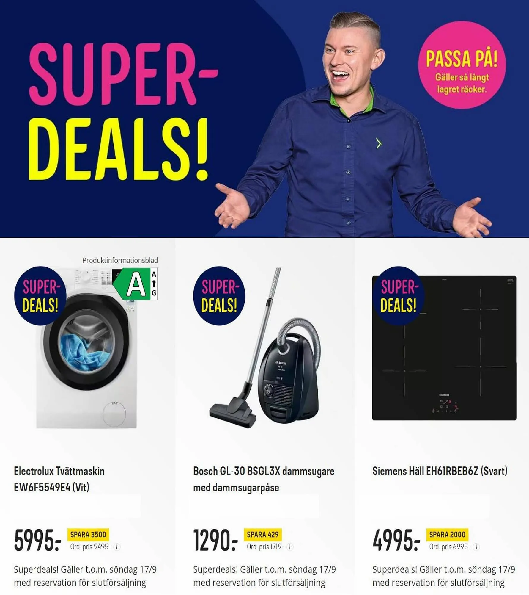 Elgiganten reklamblad från 16 september till 7 oktober 2023 - Reklamblad sidor 3