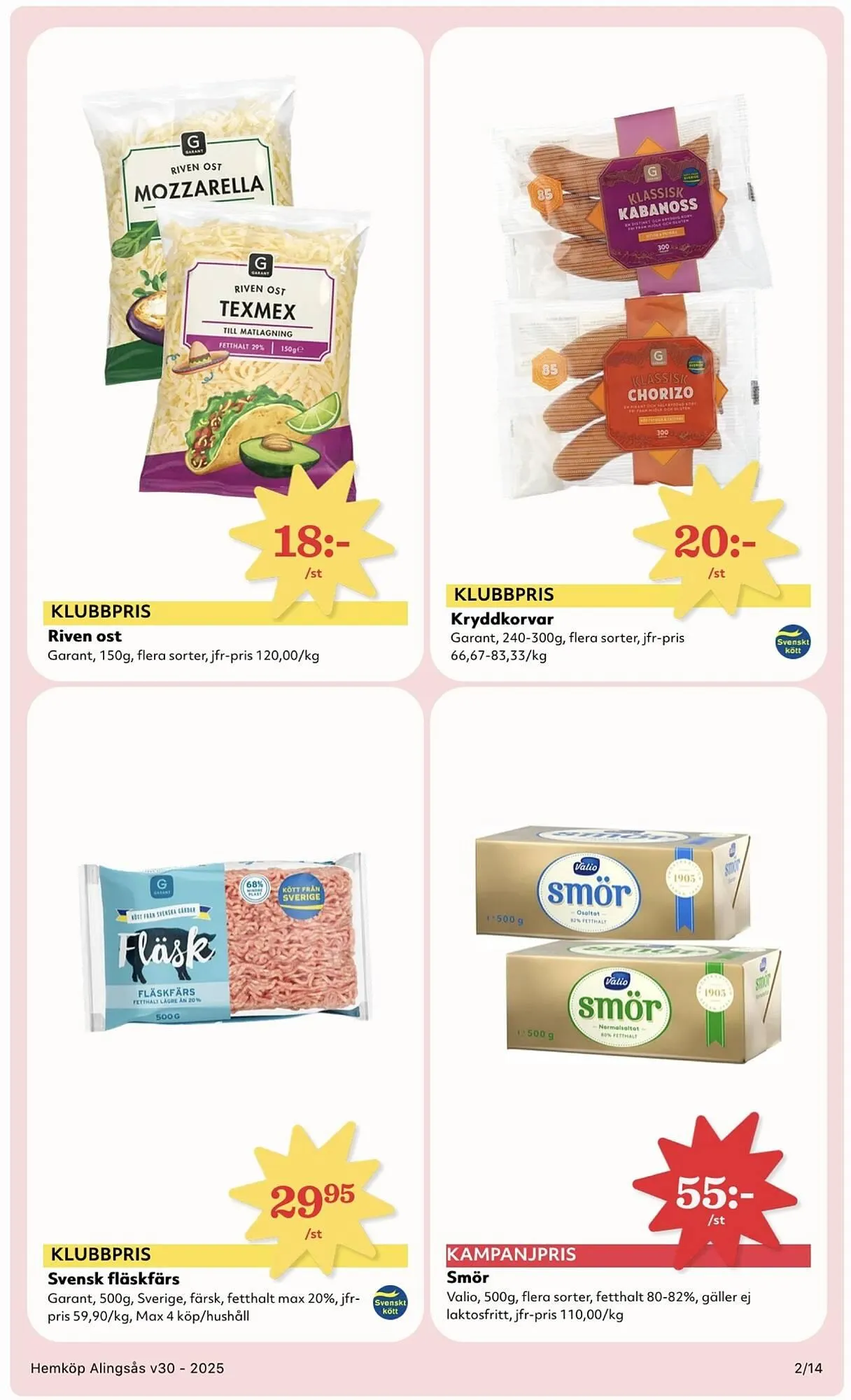 Hemköp reklamblad från 21 juli till 27 juli 2025 - Reklamblad sidor 2