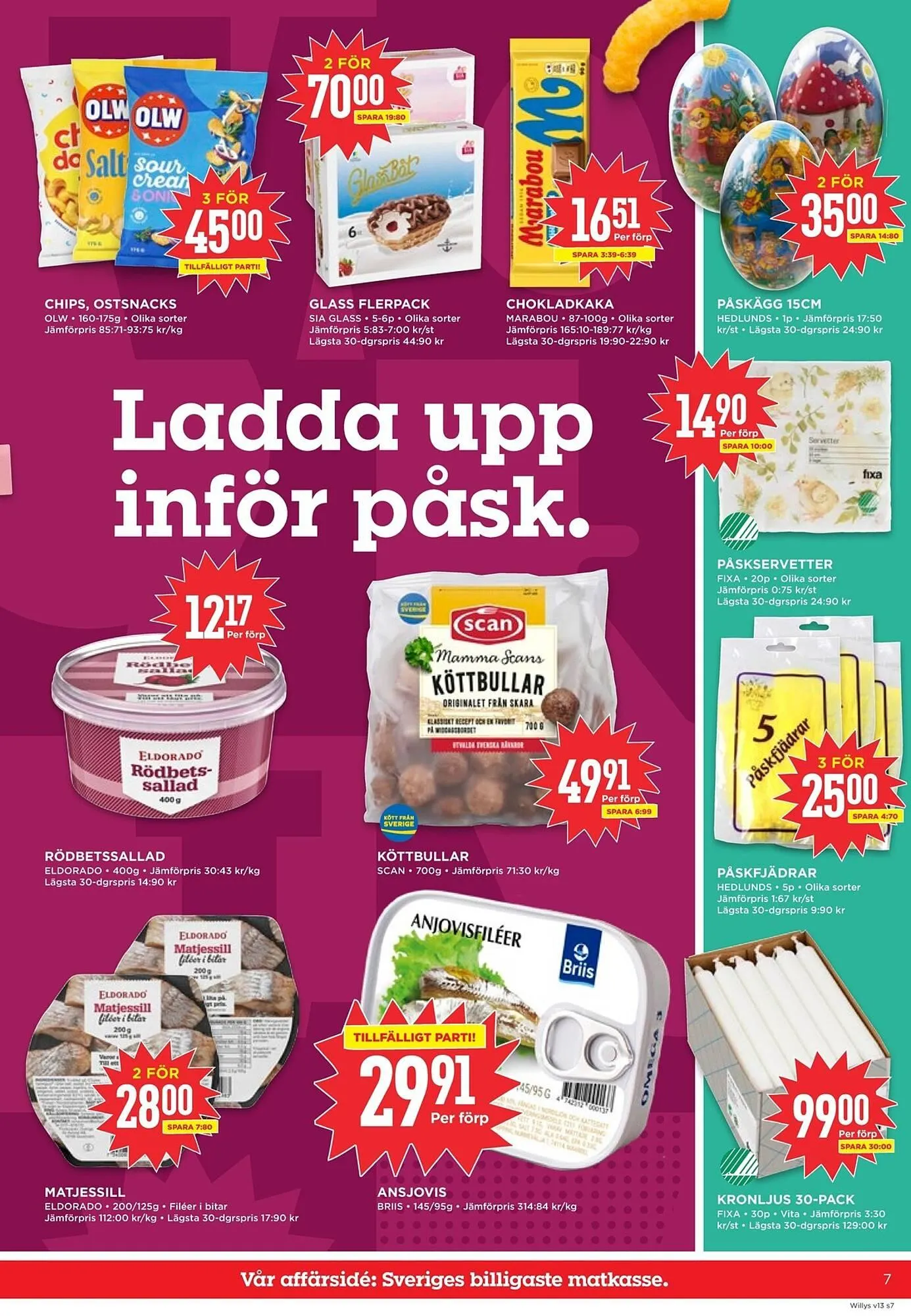 Willys reklamblad från 23 mars till 29 mars 2026 - Reklamblad sidor 7