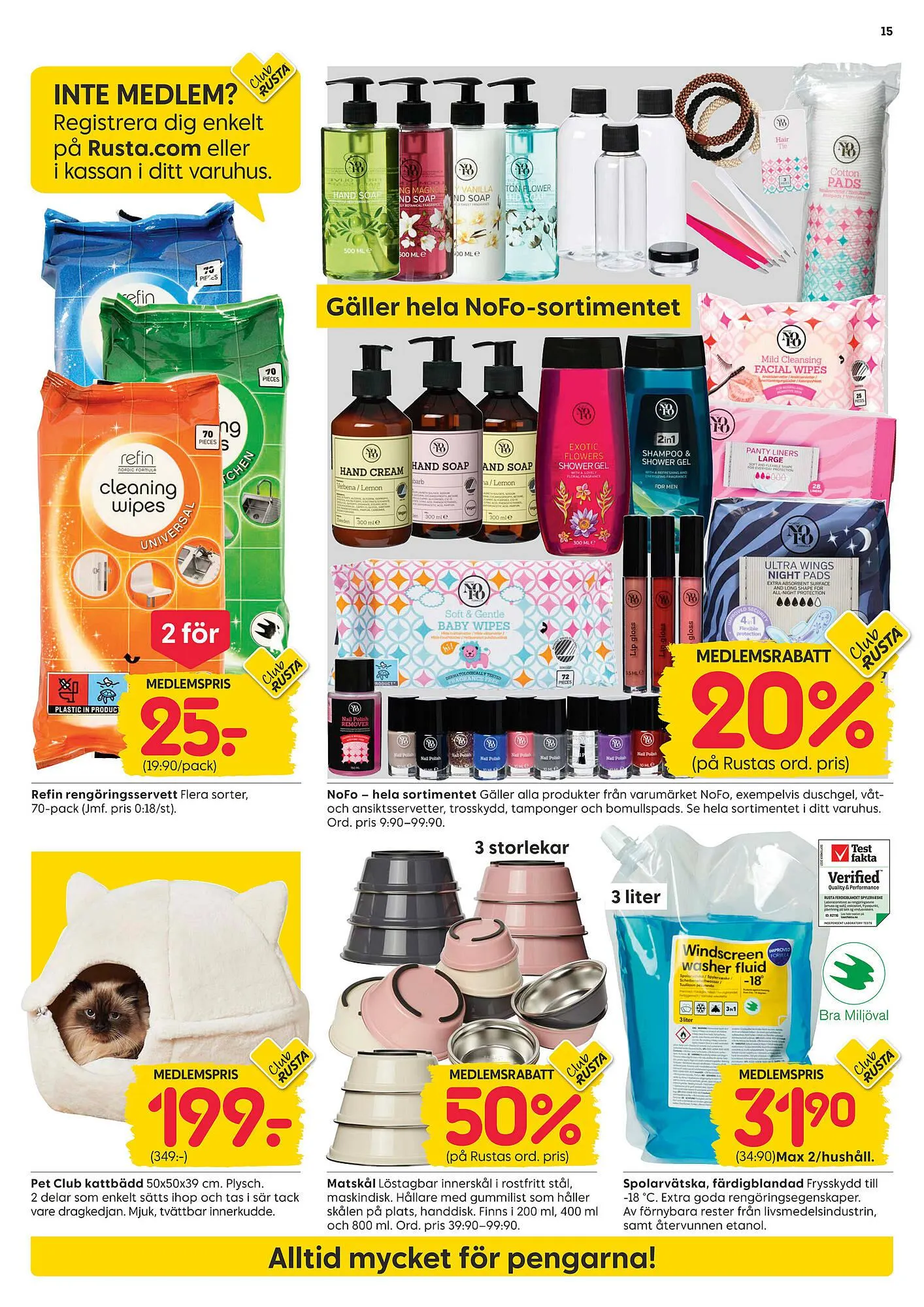 Rusta reklamblad från 11 mars till 17 mars 2024 - Reklamblad sidor 15