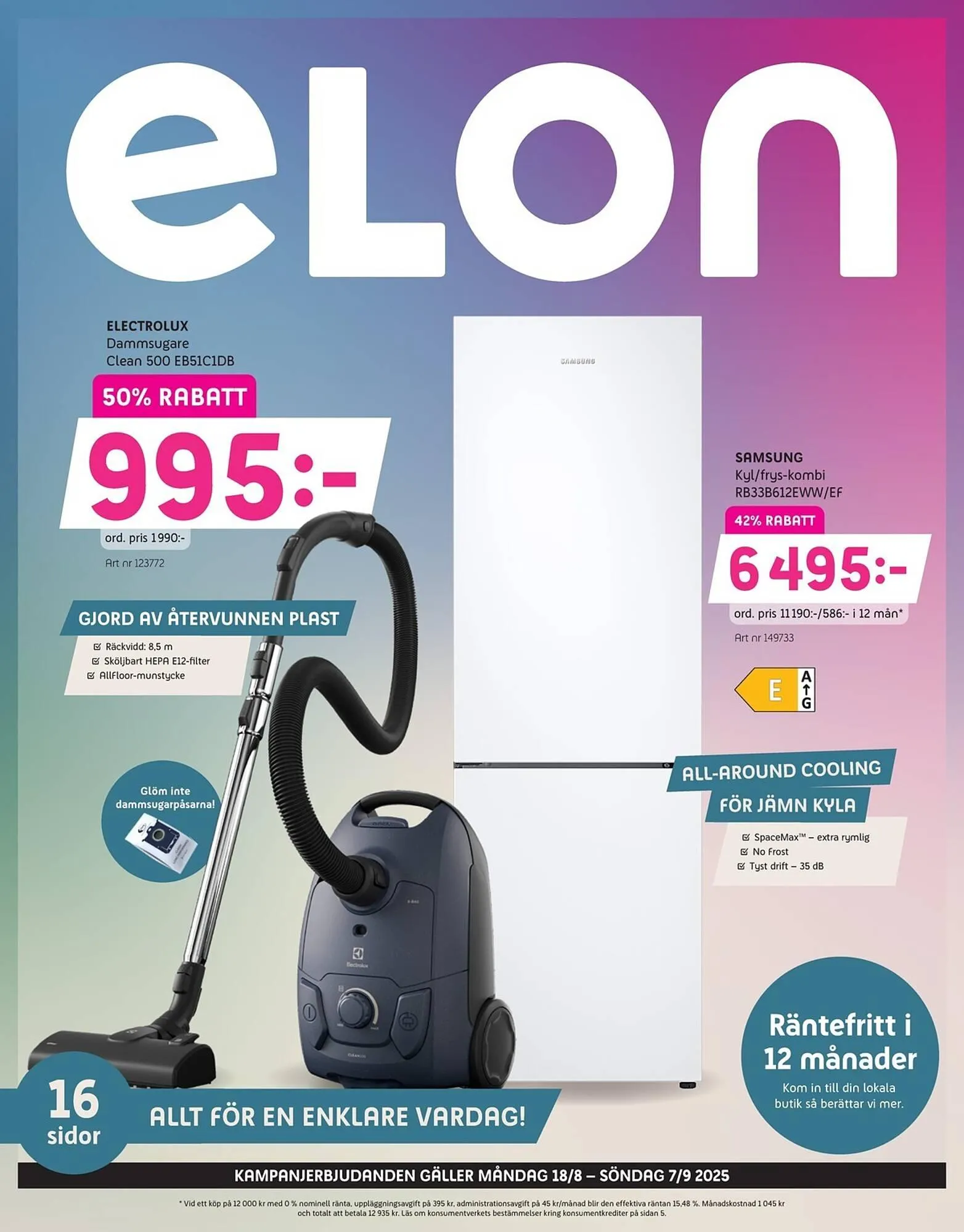 Elon reklamblad - 1