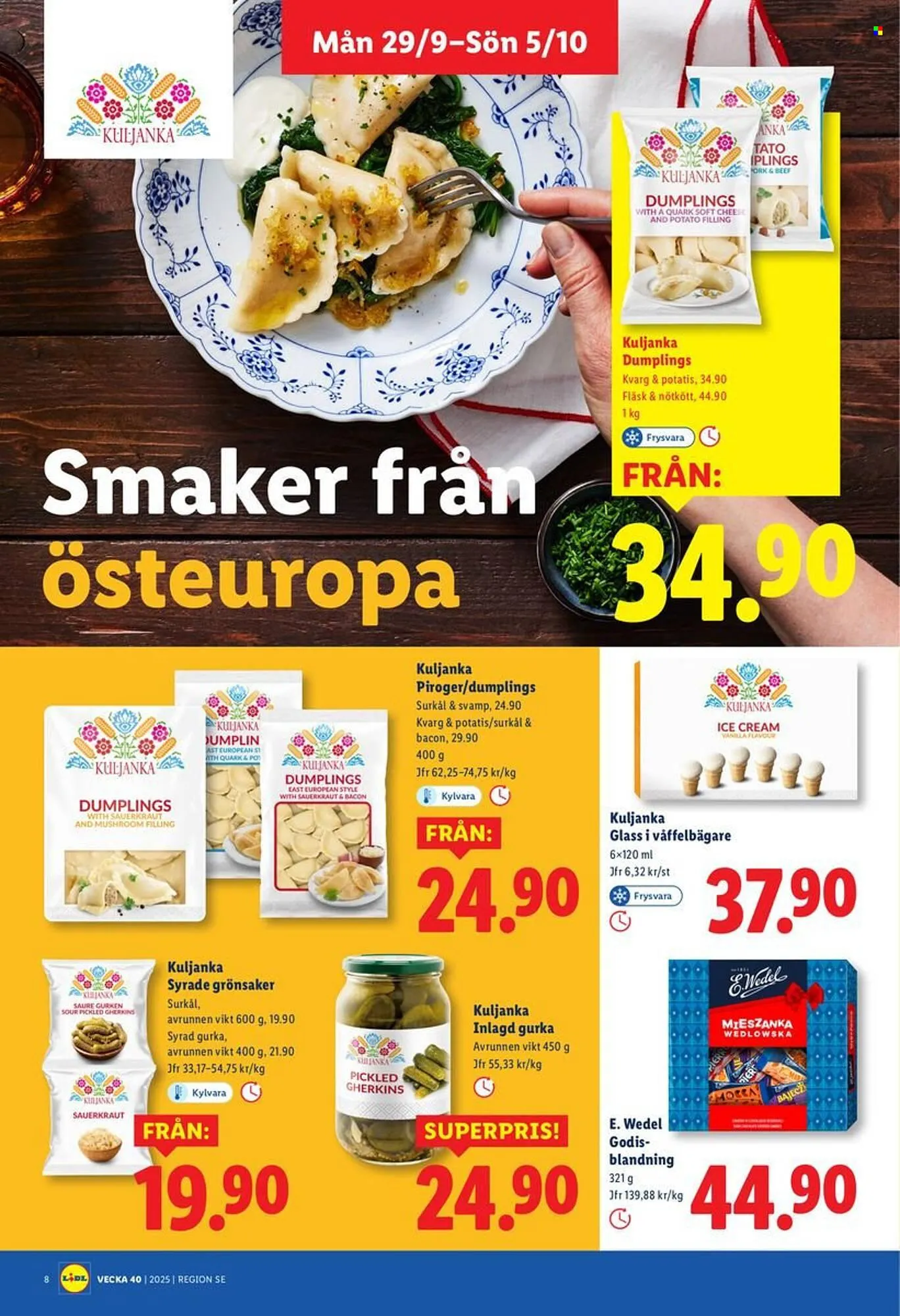 Lidl reklamblad från 29 september till 5 oktober 2025 - Reklamblad sidor 8
