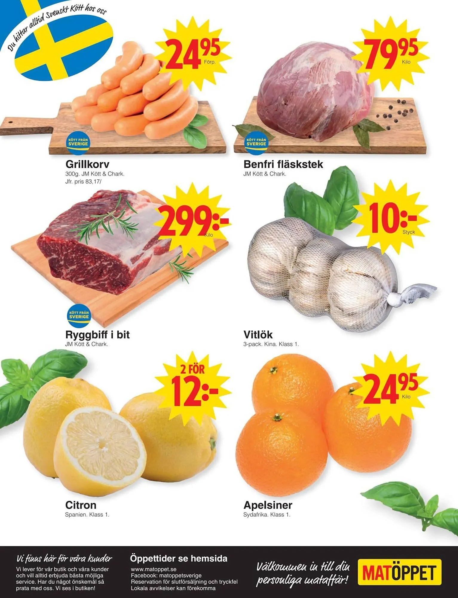 Matöppet reklamblad från 27 oktober till 2 november 2025 - Reklamblad sidor 4