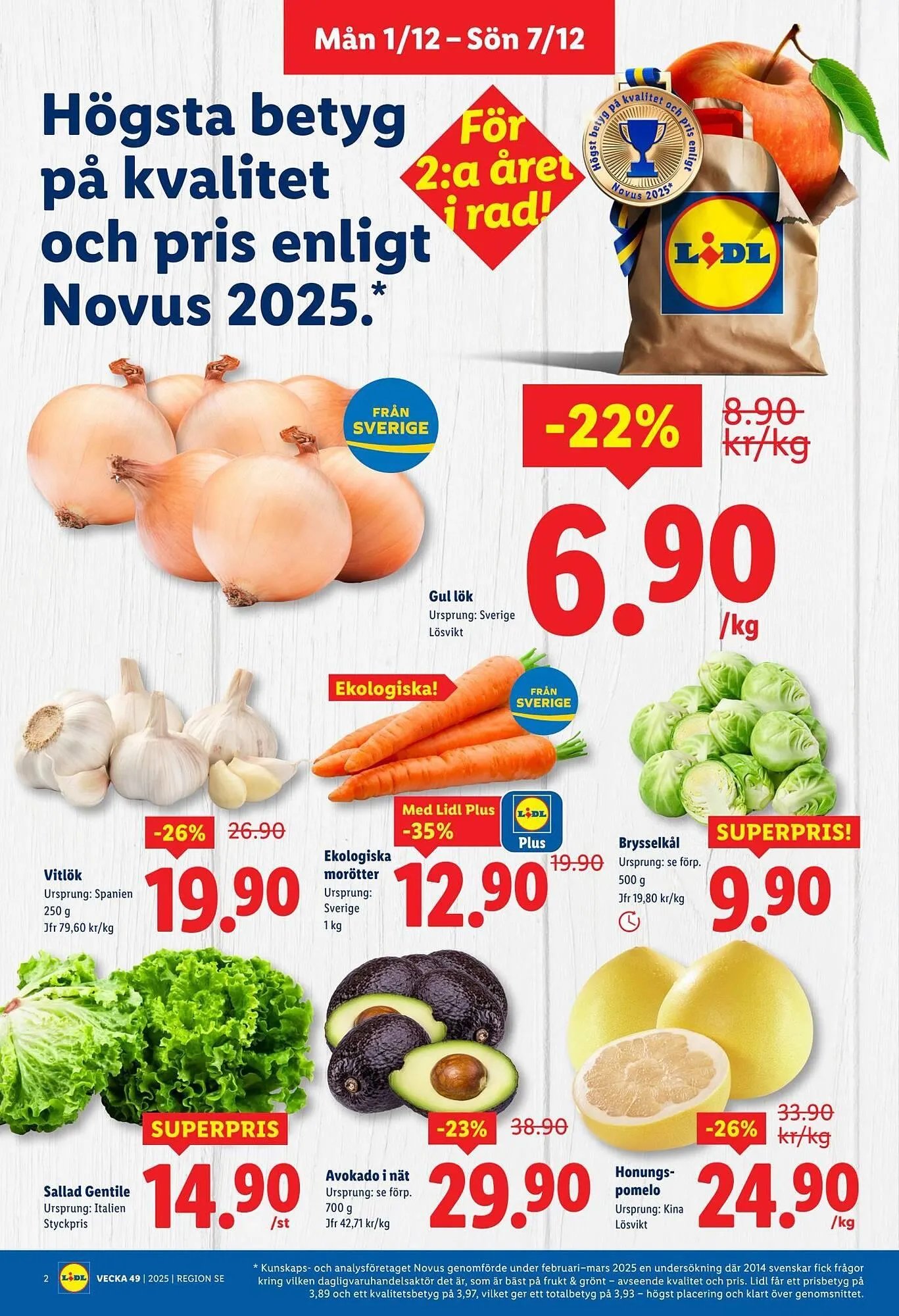Lidl reklamblad från 1 december till 8 december 2025 - Reklamblad sidor 2