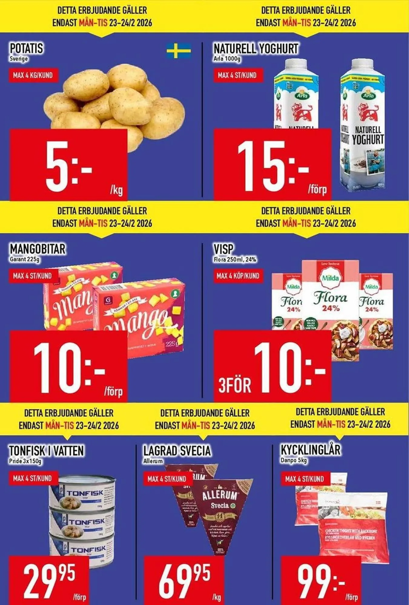 Matdax reklamblad från 23 februari till 1 mars 2026 - Reklamblad sidor 2