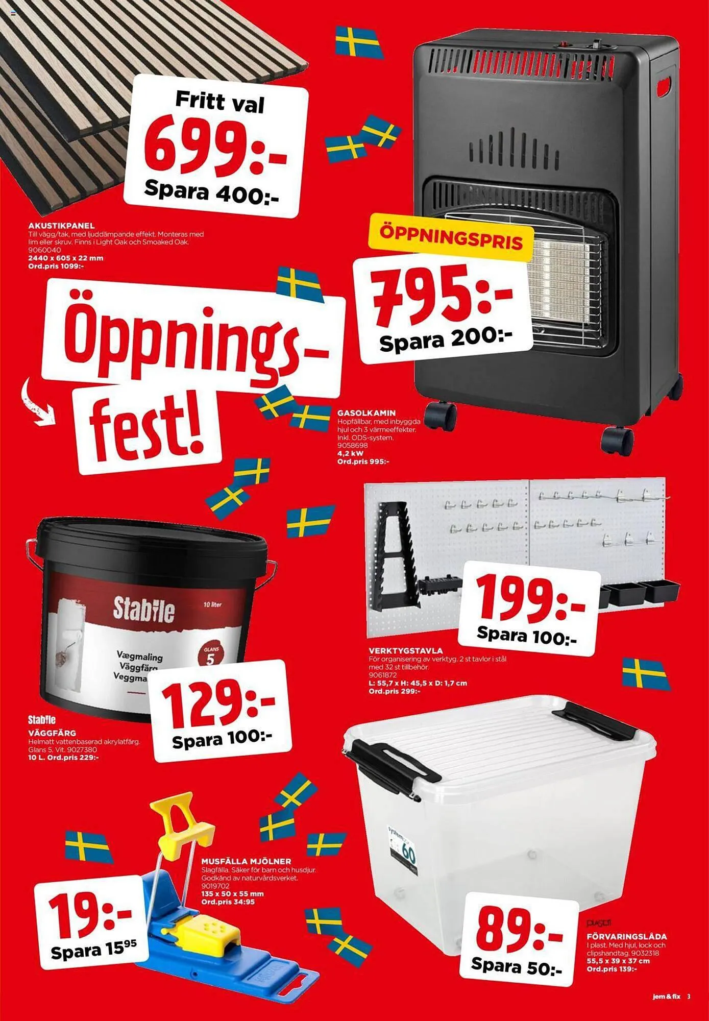 Jem&Fix reklamblad från 28 september till 1 oktober 2023 - Reklamblad sidor 3