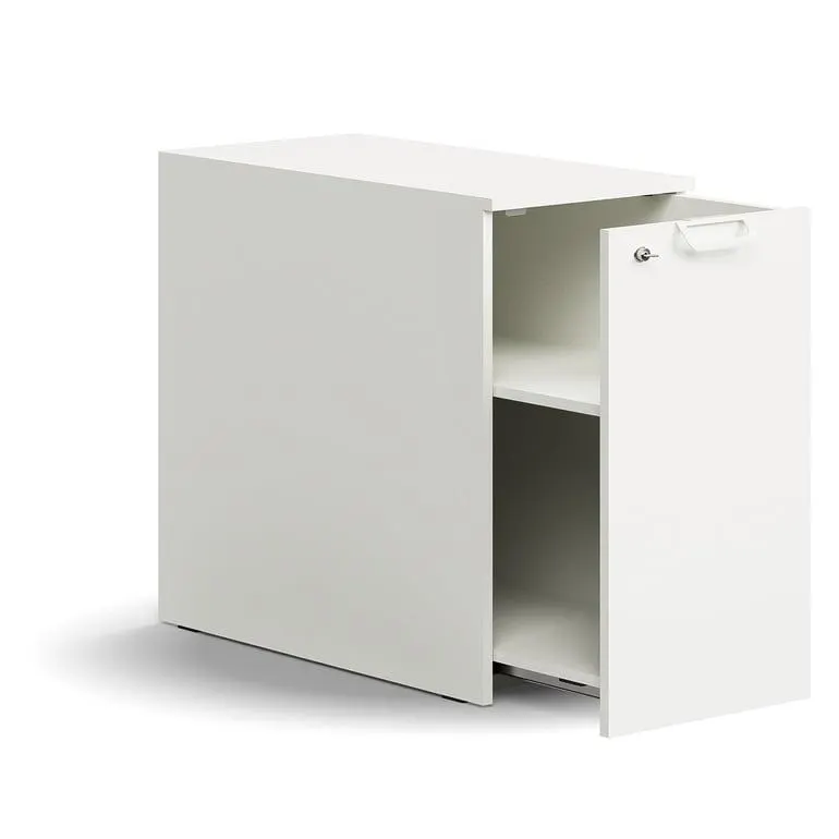 Höger med handtag, 740x400x800 mm, vit