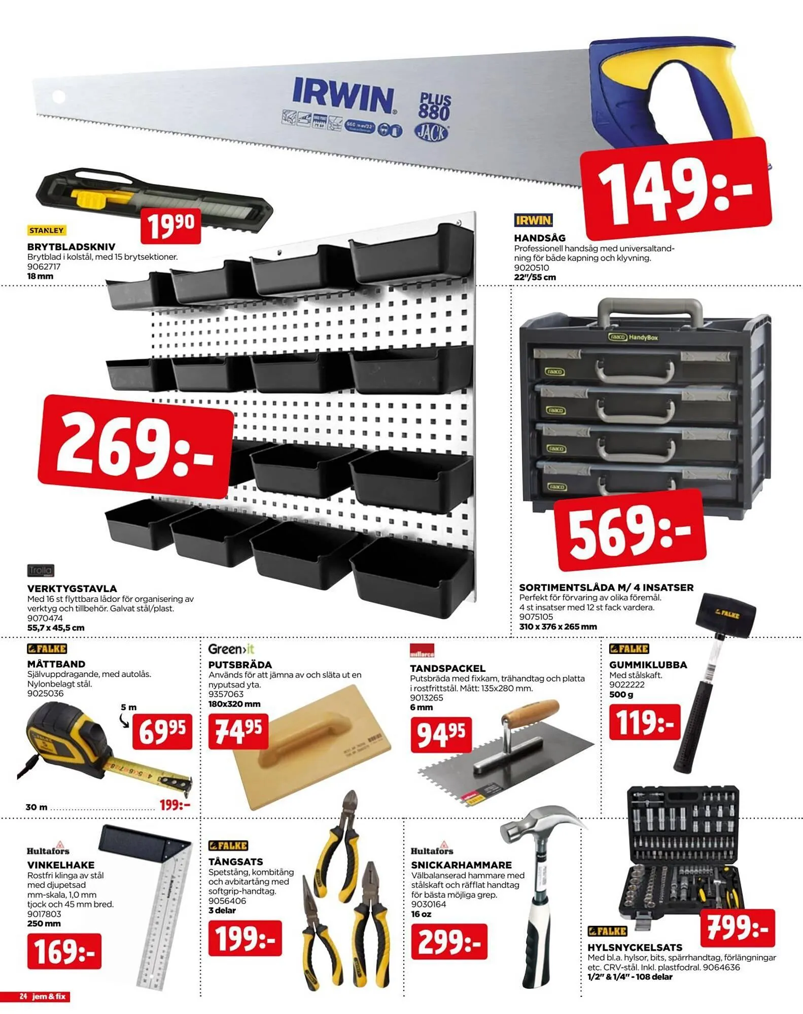 Jem&Fix reklamblad från 11 maj till 18 maj 2026 - Reklamblad sidor 24