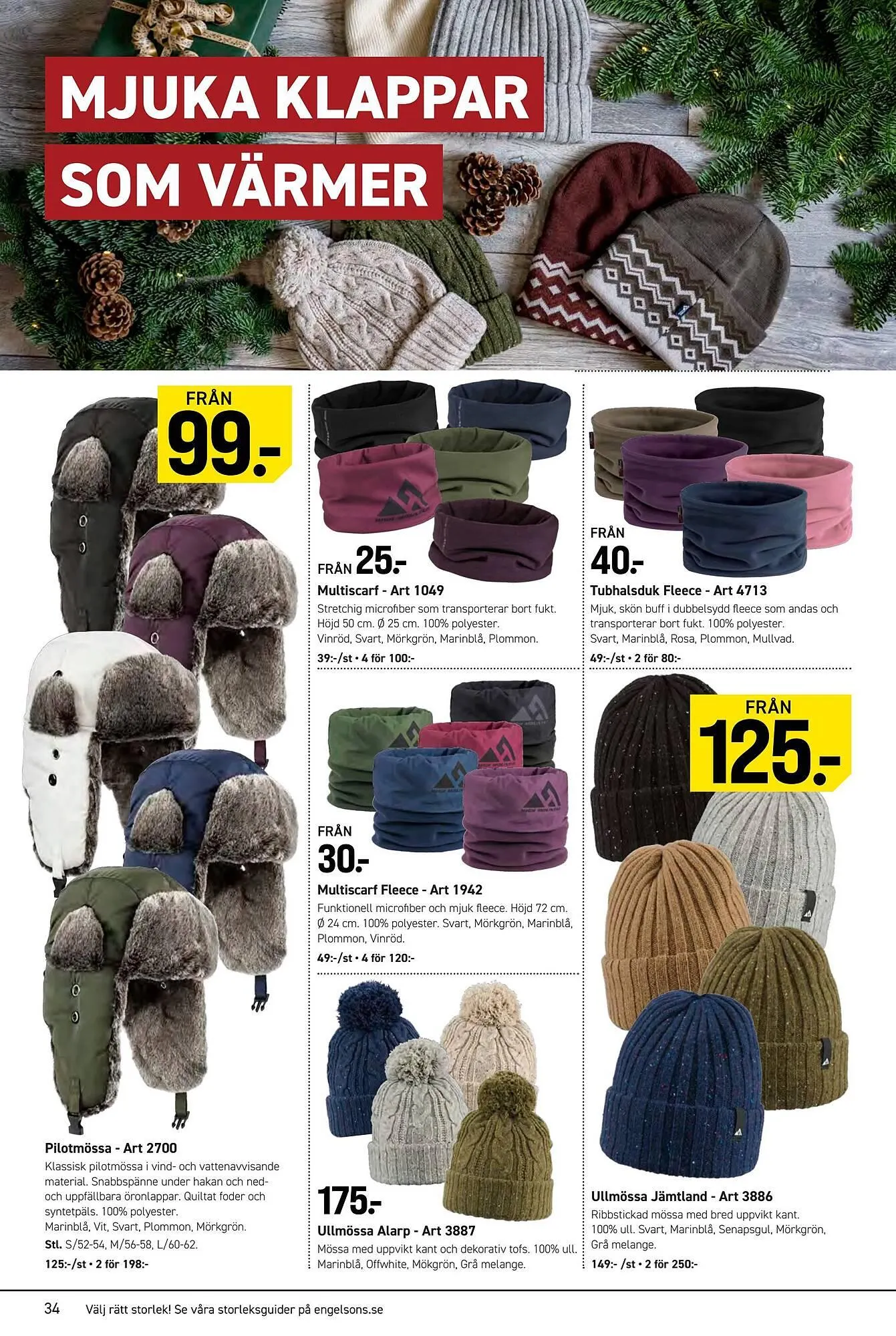 Engelsons reklamblad från 11 november till 25 december 2025 - Reklamblad sidor 34