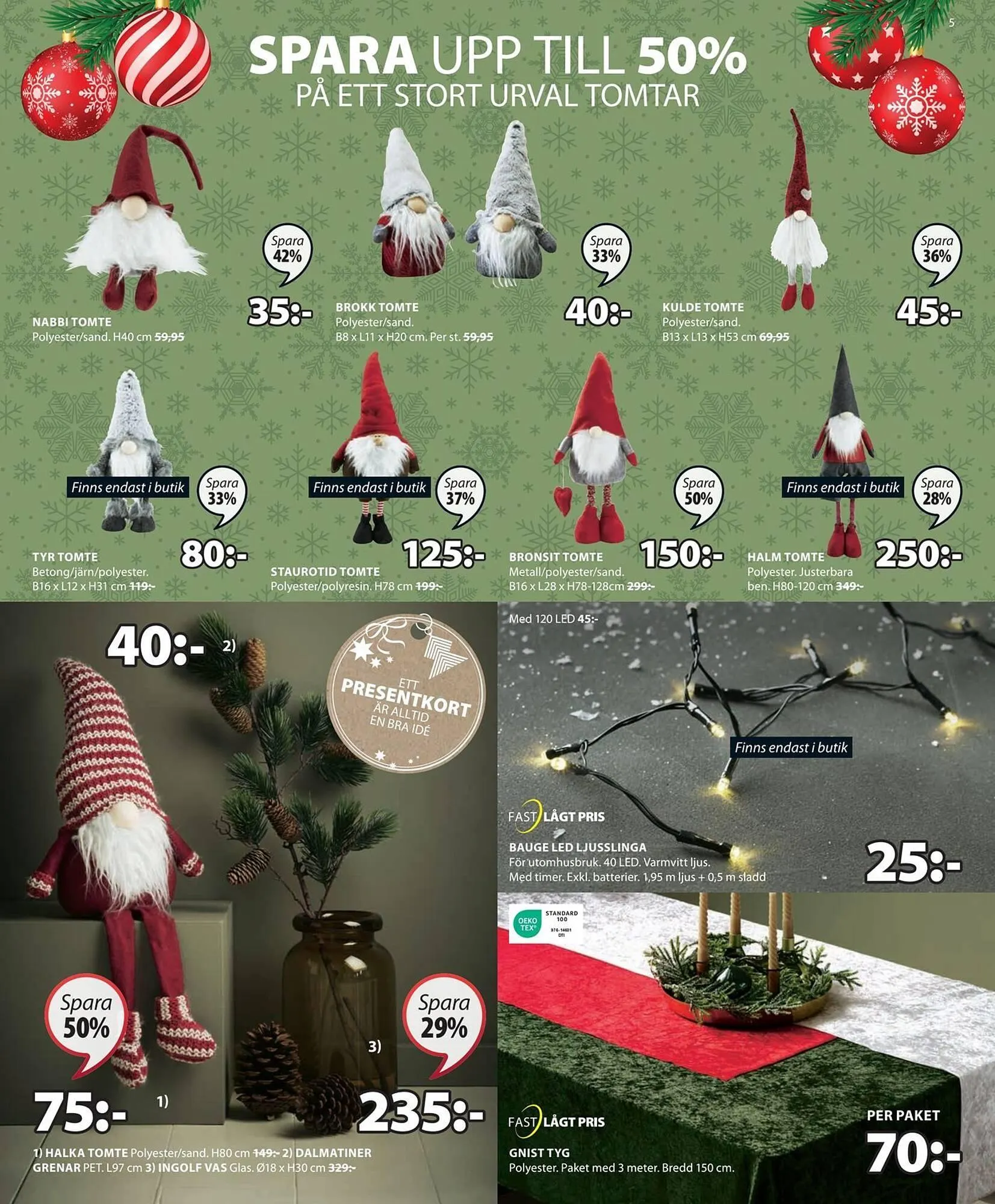 JYSK reklamblad från 3 december till 17 december 2023 - Reklamblad sidor 5