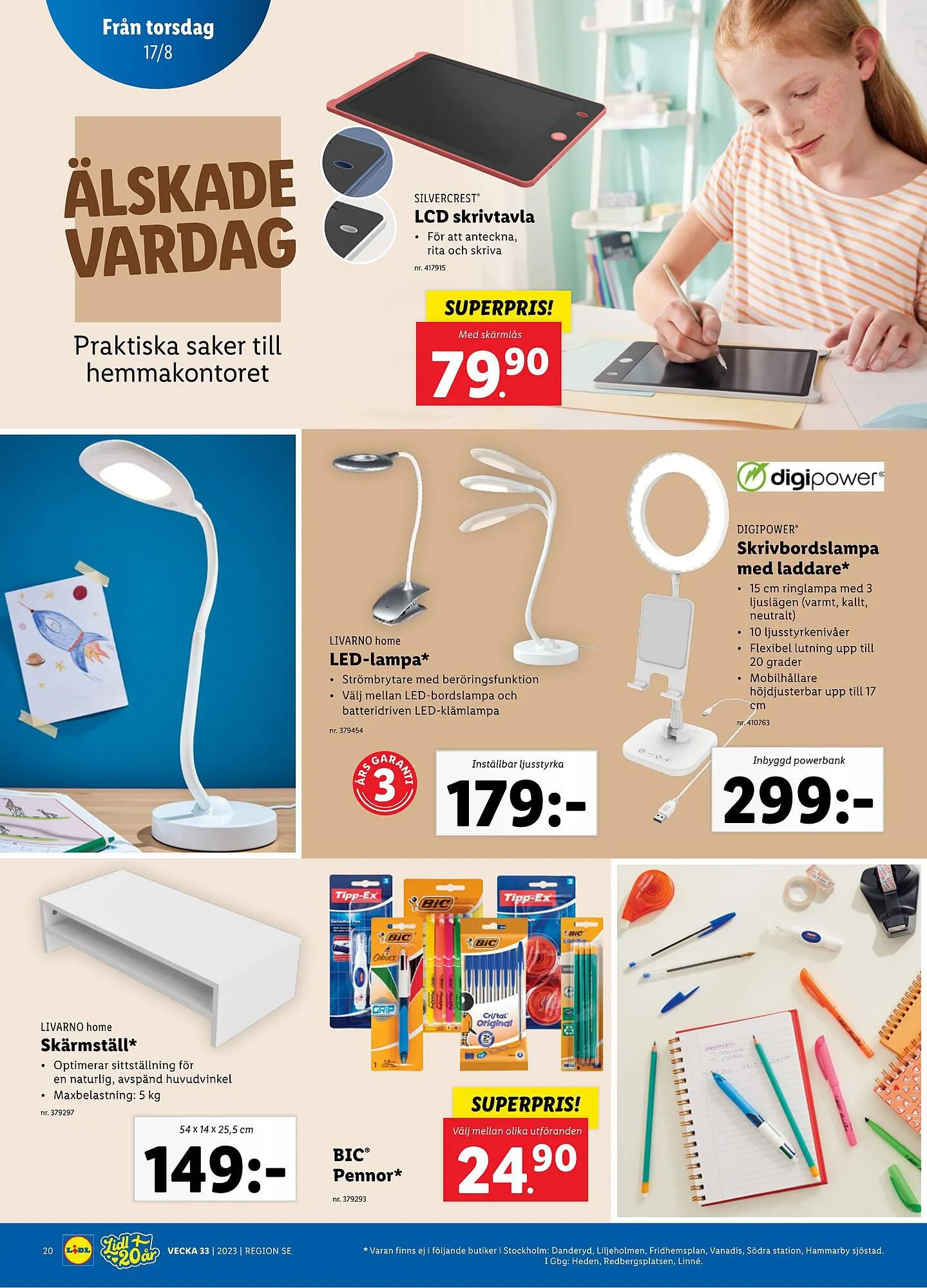 Lidl reklamblad från 14 augusti till 20 augusti 2023 - Reklamblad sidor 23