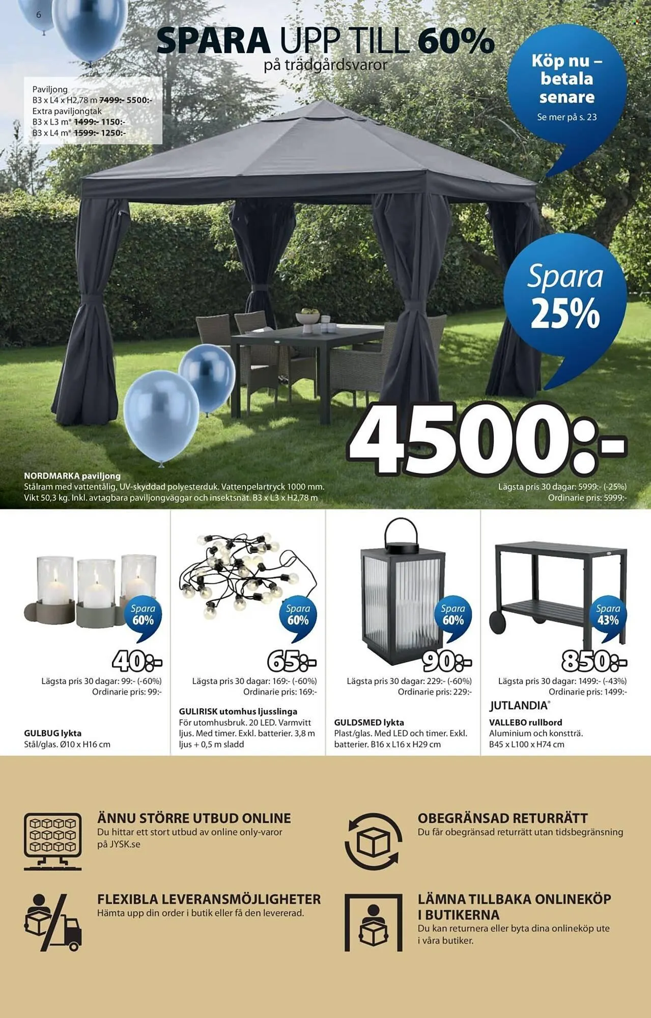 JYSK reklamblad från 30 mars till 26 april 2026 - Reklamblad sidor 6