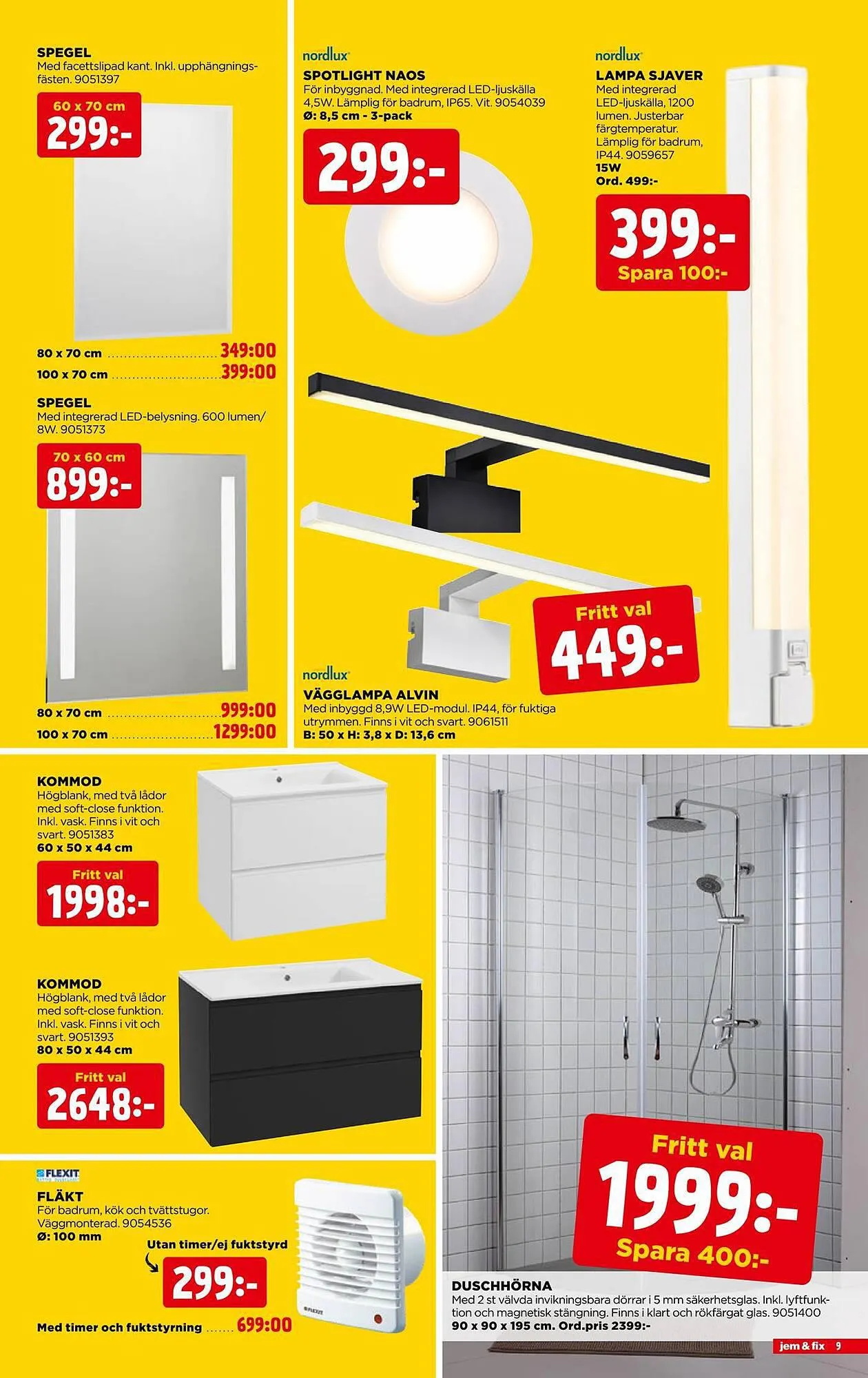 Jem&Fix reklamblad från 27 augusti till 10 september 2023 - Reklamblad sidor 9