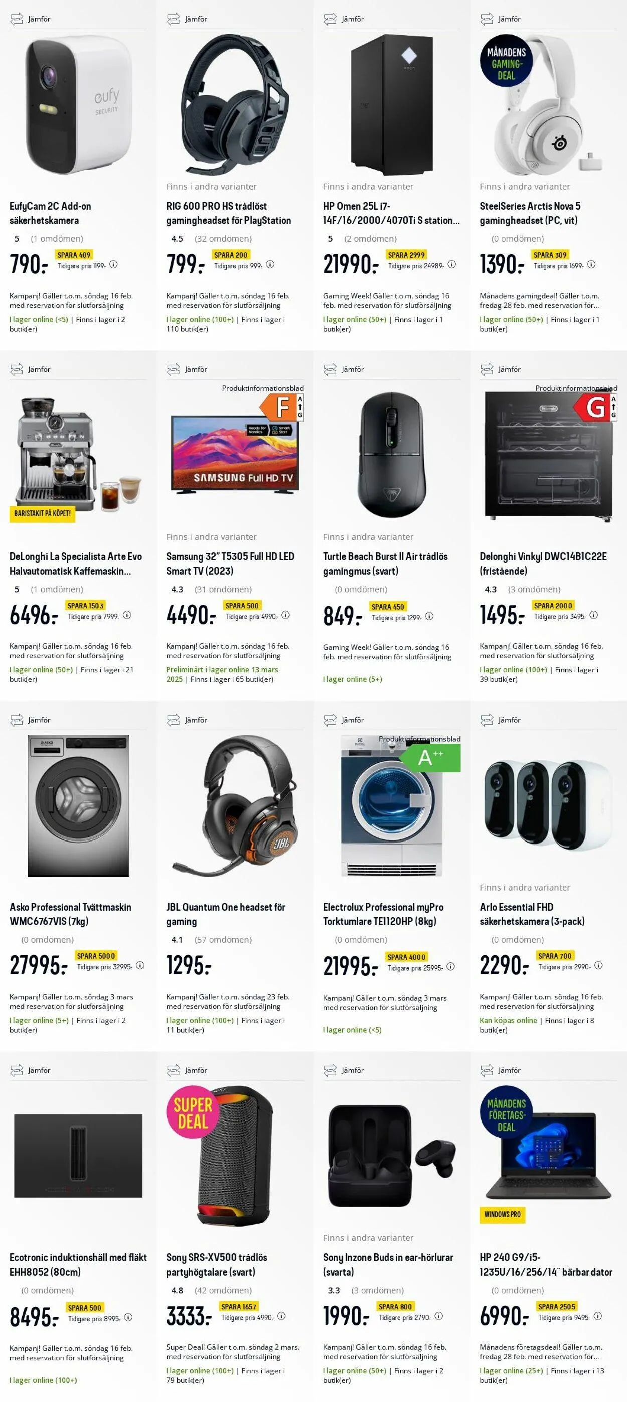 Elgiganten från 10 februari till 16 februari 2025 - Reklamblad sidor 24