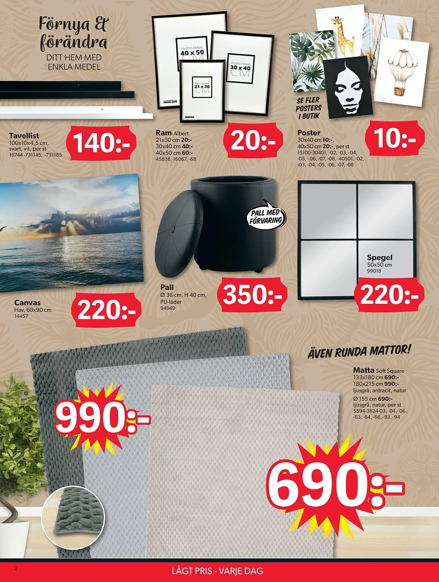 DollarStore reklamblad från 25 september till 25 oktober 2023 - Reklamblad sidor 2