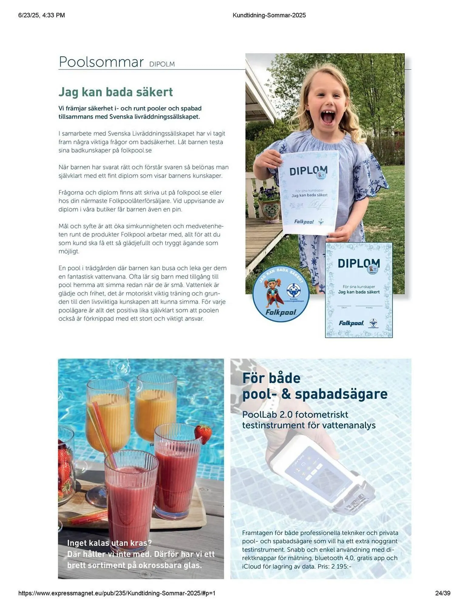 Folkpool reklamblad från 23 juni till 31 juli 2025 - Reklamblad sidor 24