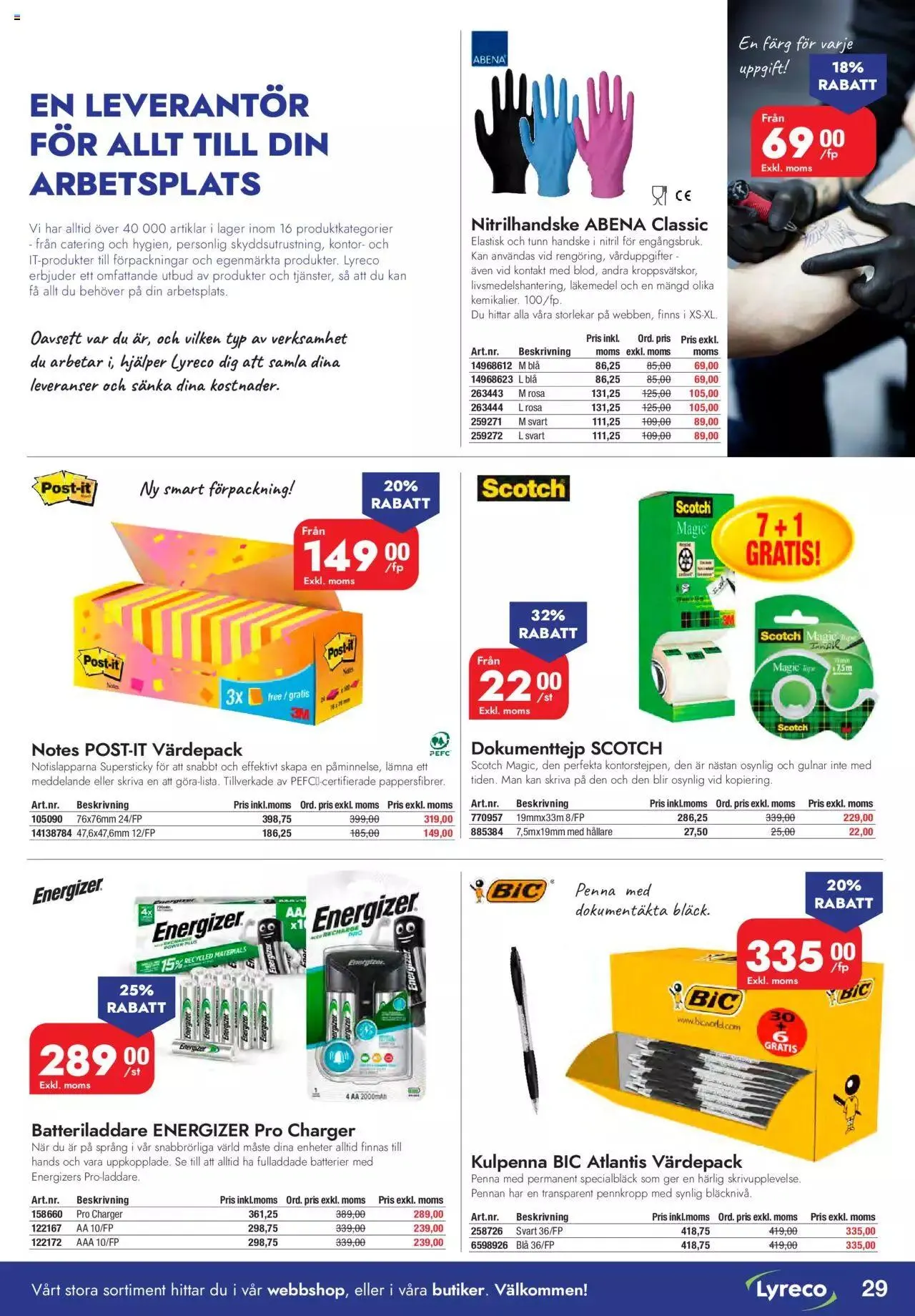 Lyreco Inspiration från 3 april till 31 december 2023 - Reklamblad sidor 29