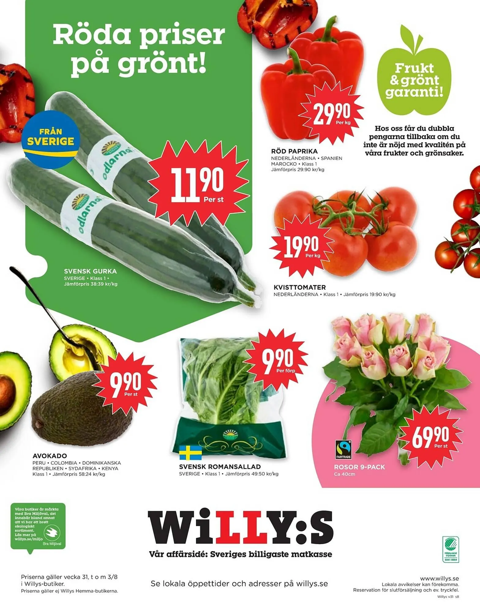 Willys reklamblad från 28 juli till 3 augusti 2025 - Reklamblad sidor 8