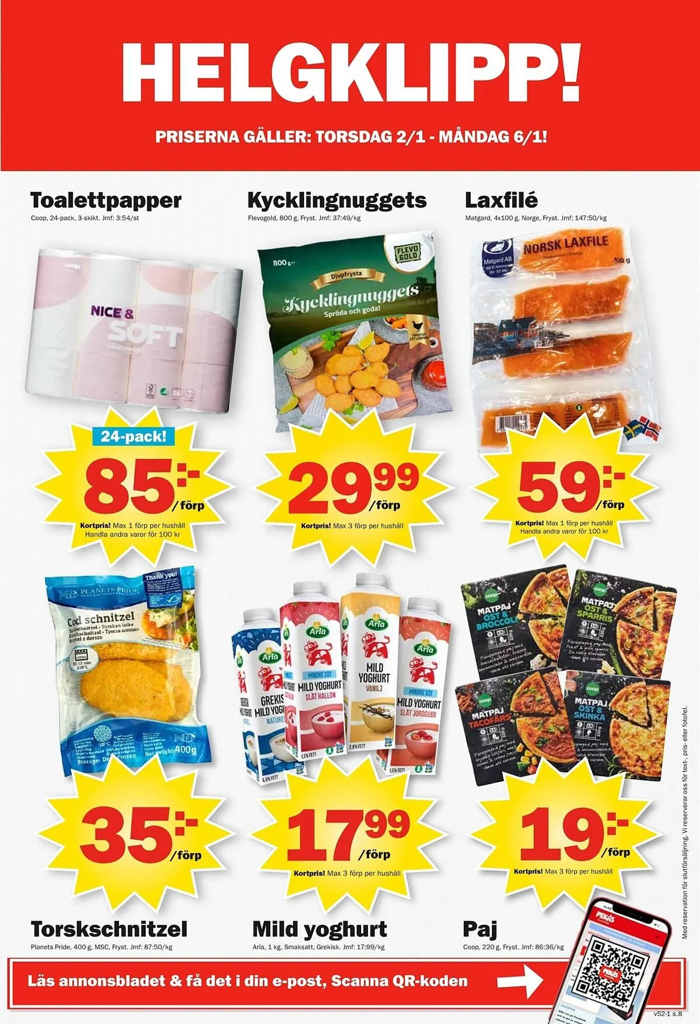 Pekås reklamblad från 22 december till 28 december 2025 - Reklamblad sidor 8