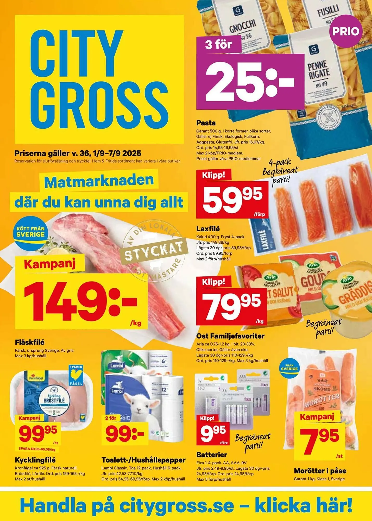 City Gross reklamblad - 1