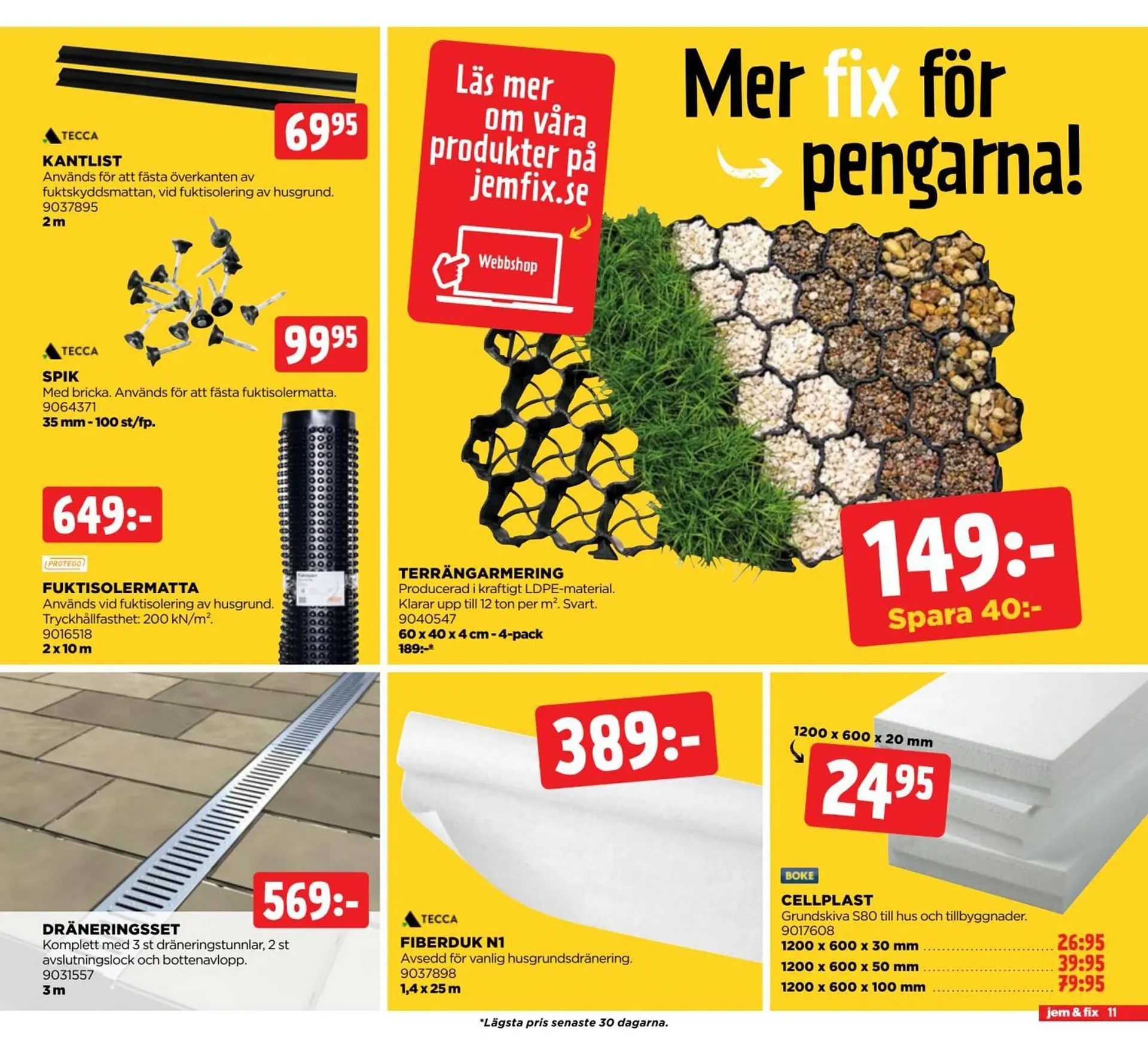 Jem&Fix reklamblad från 9 februari till 2 mars 2026 - Reklamblad sidor 11