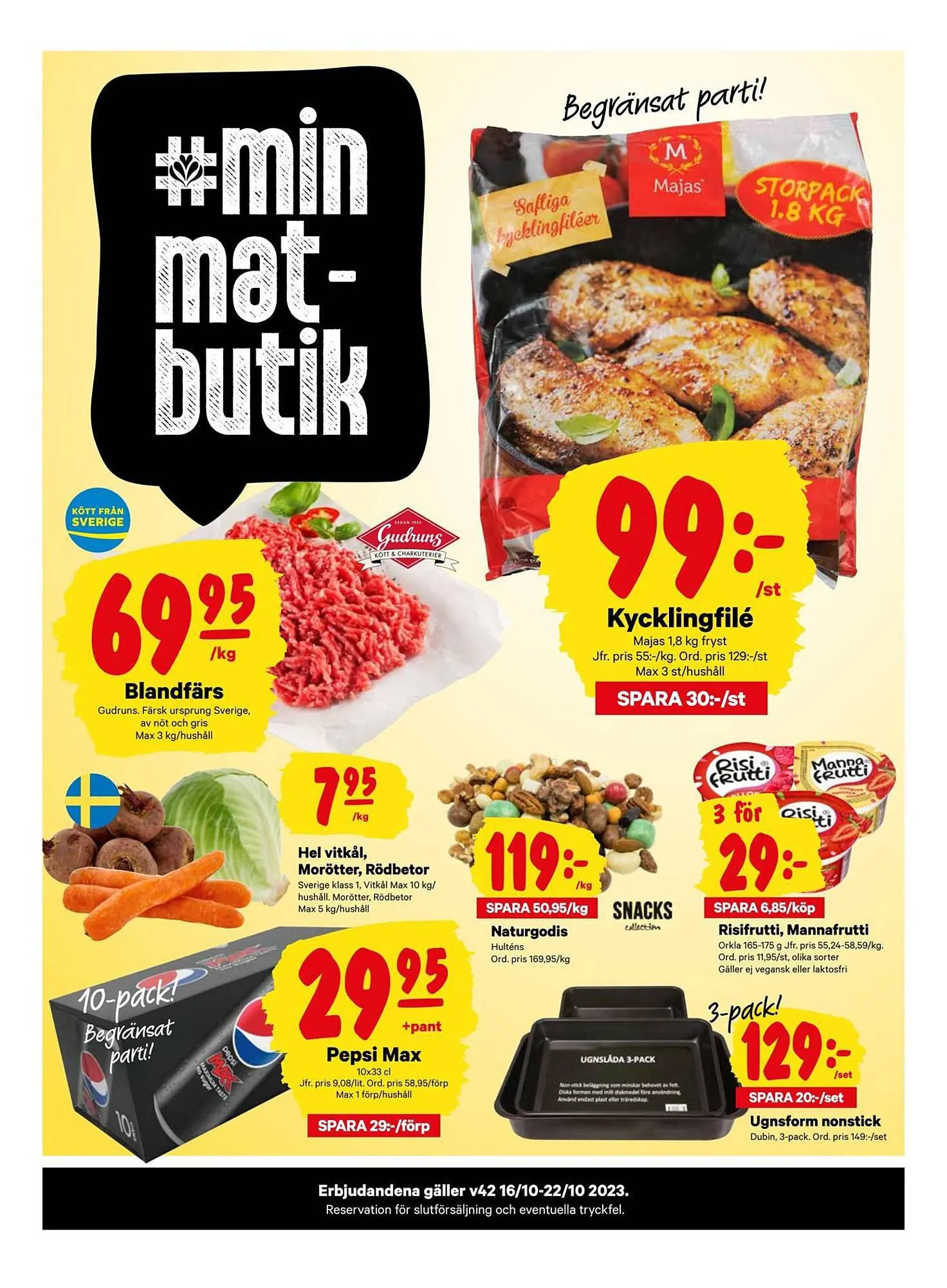 minmatbutik reklamblad - 1