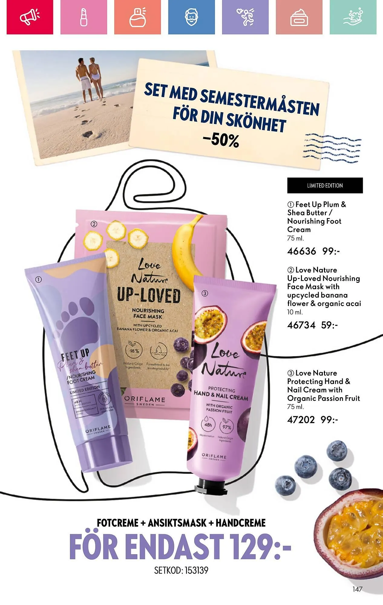 Oriflame reklamblad från 22 juni till 12 juli 2025 - Reklamblad sidor 147