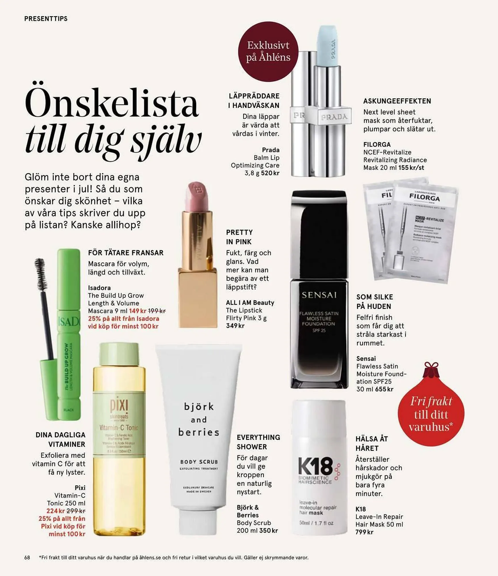 Åhléns reklamblad från 25 november till 11 december 2025 - Reklamblad sidor 68