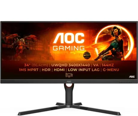 AOC 34" U34G3XM VA WQHD 144 Hz