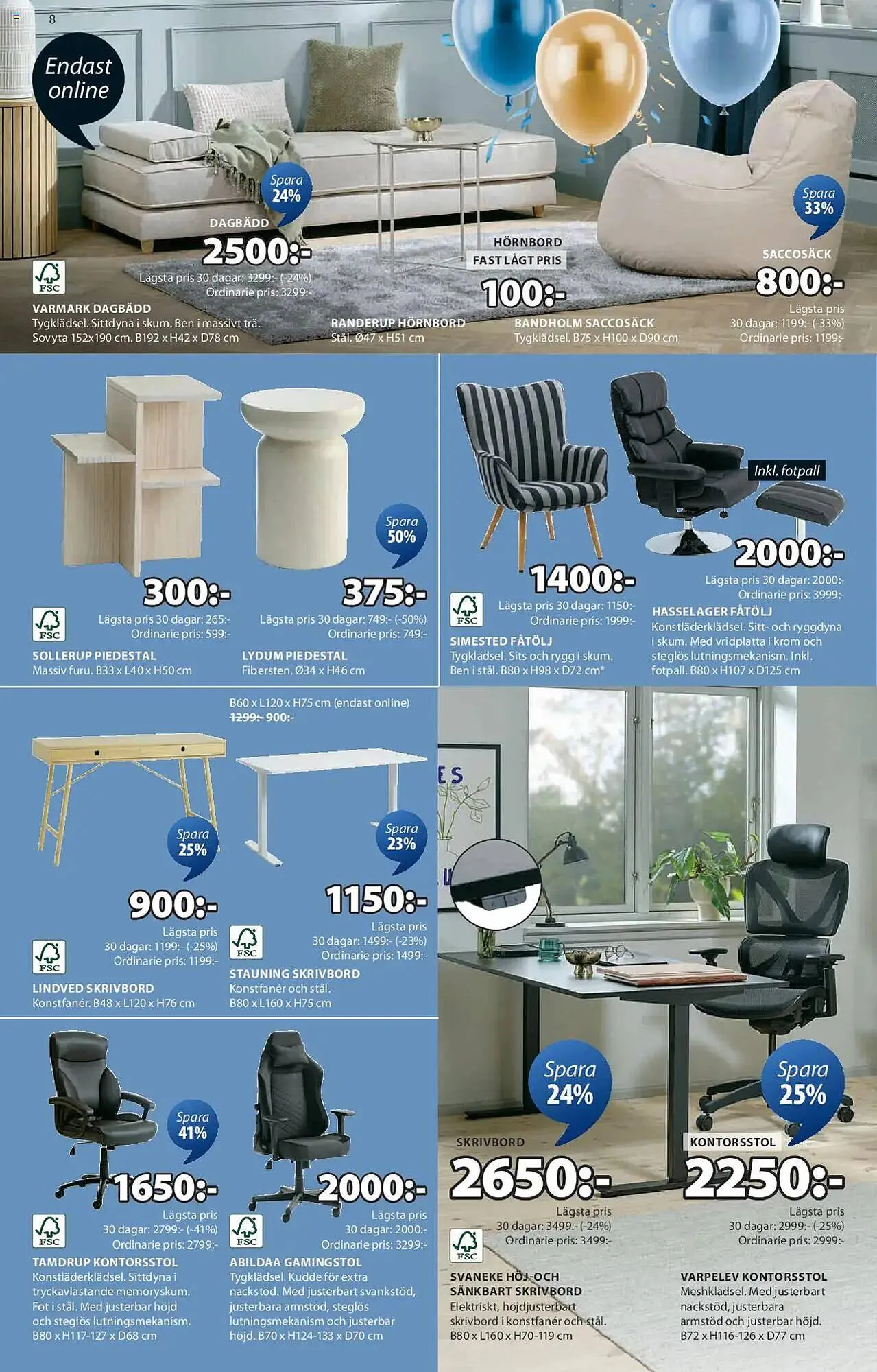 JYSK reklamblad från 14 april till 27 april 2025 - Reklamblad sidor 8