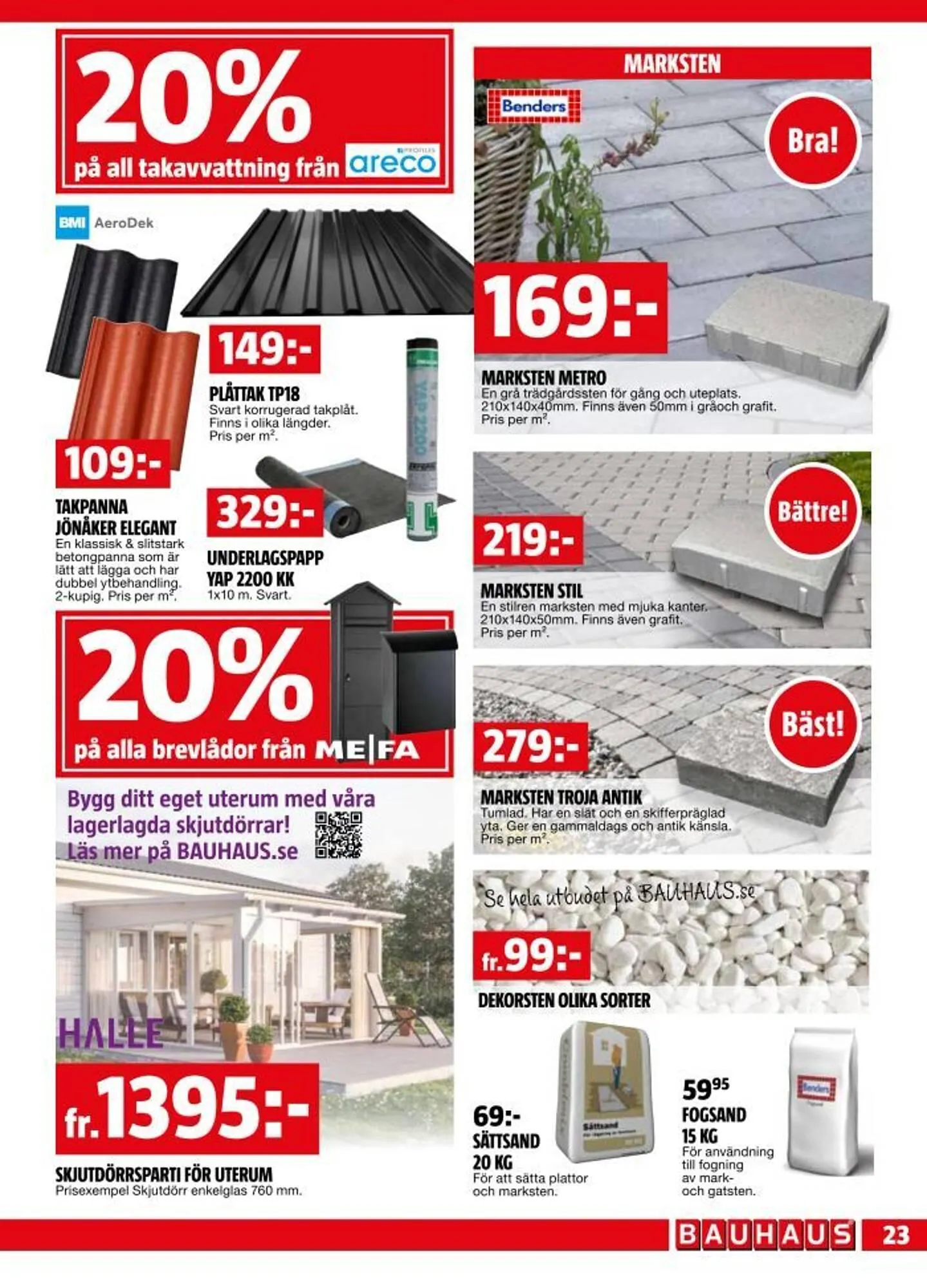 Bauhaus reklamblad från 26 maj till 15 juni 2025 - Reklamblad sidor 23
