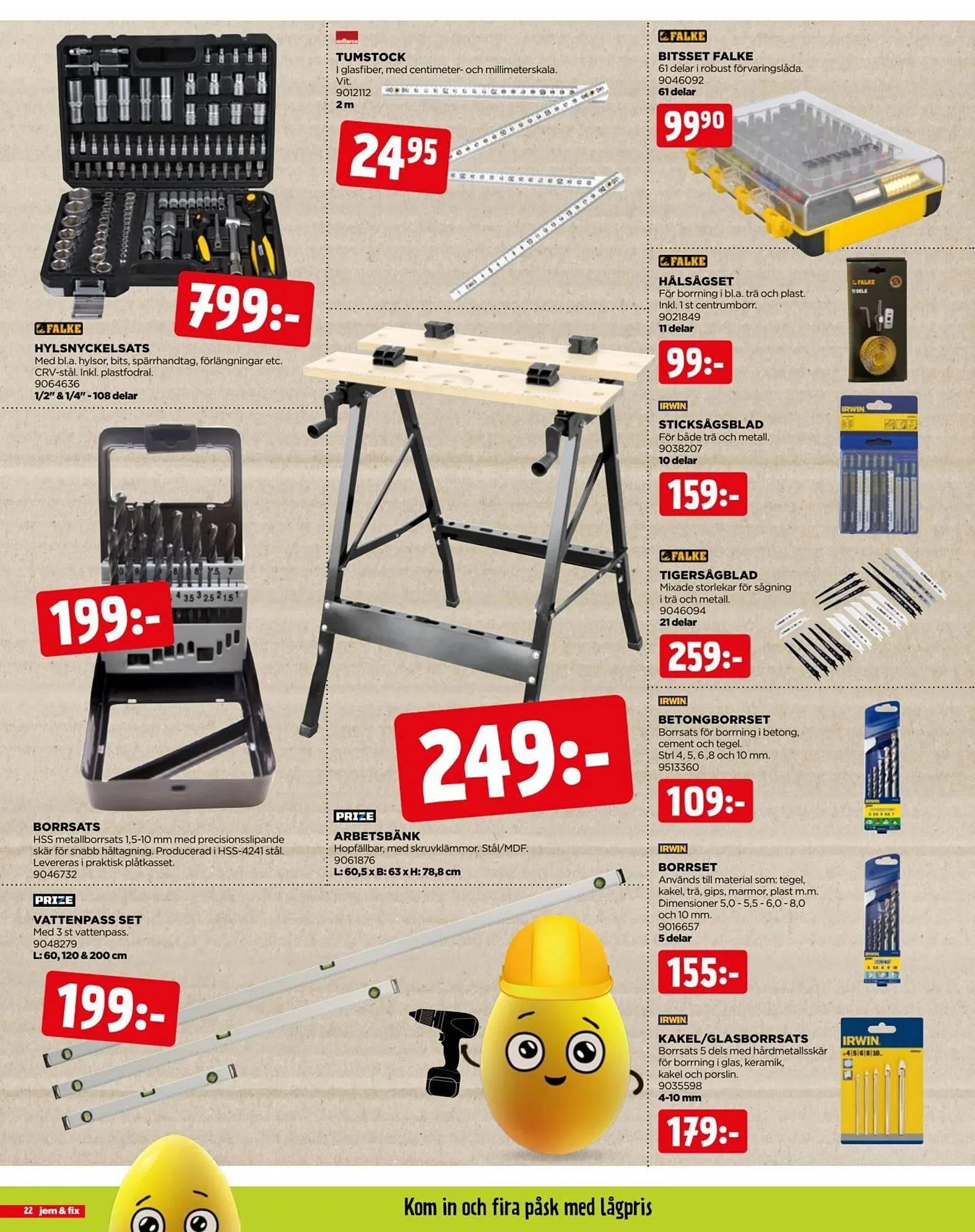 Jem&Fix reklamblad från 30 mars till 6 april 2026 - Reklamblad sidor 22
