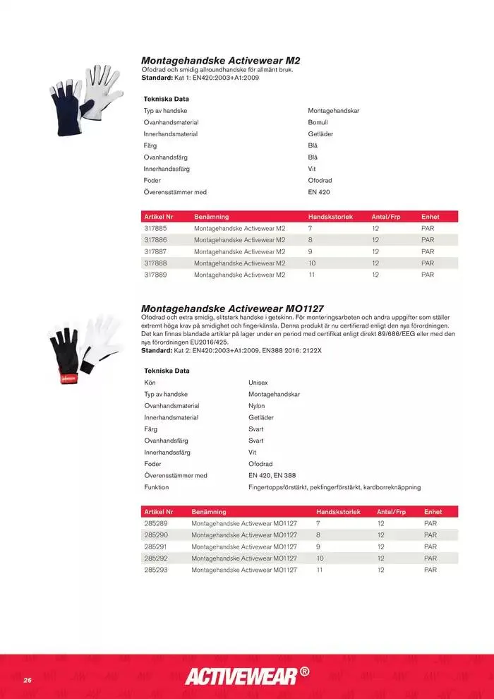 Activewear från 30 oktober till 13 november 2024 - Reklamblad sidor 28